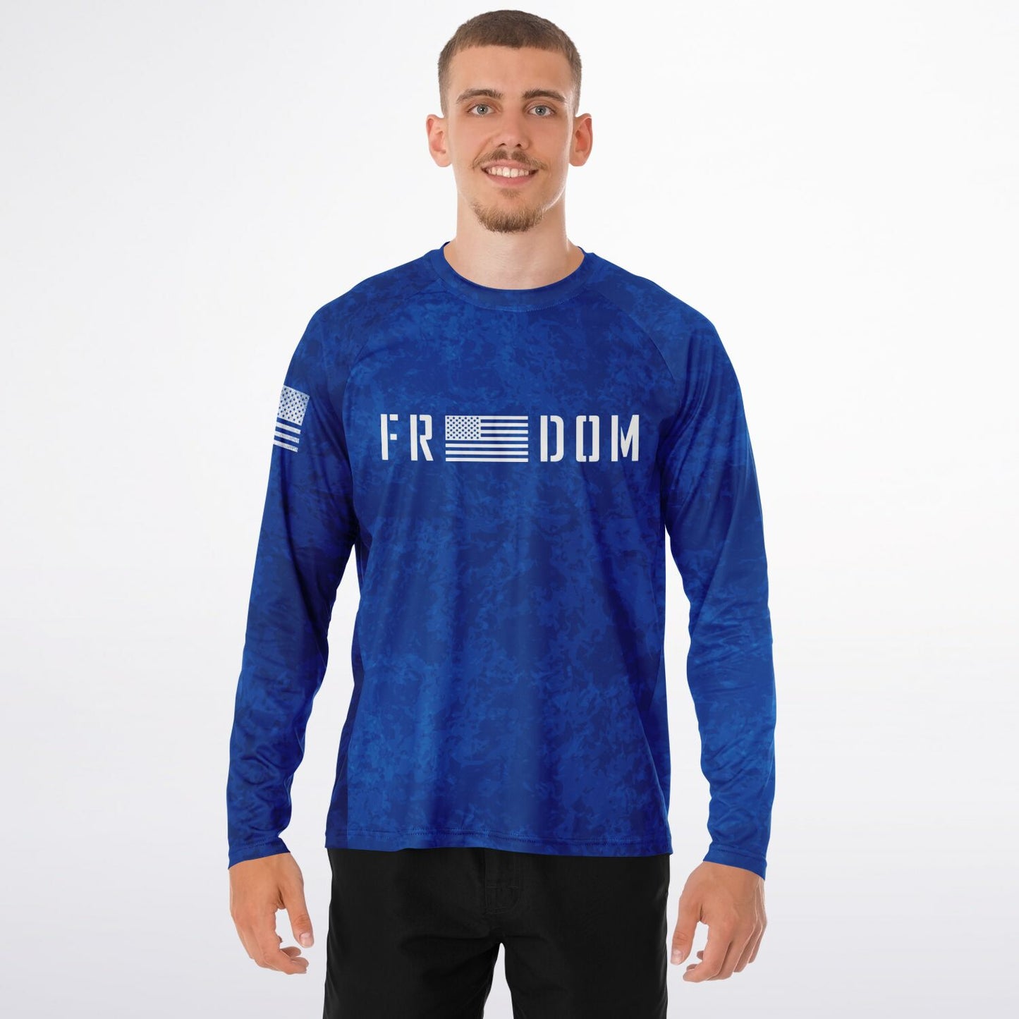 Freedom UPF40 Long Sleeve Patriotic Tee