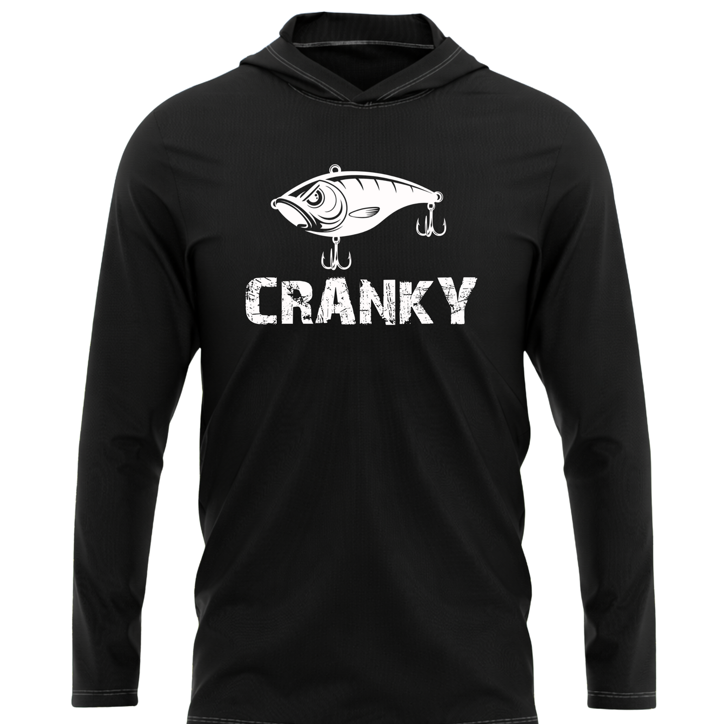 Cranky Crankbait SPF50 Lightweight Fishing Hoodie