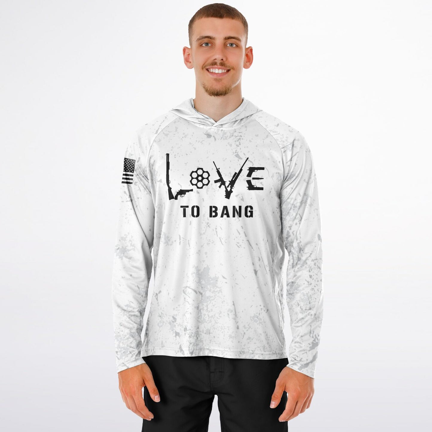 Love To Bang SPF50 Patriotic Performance Hoodie
