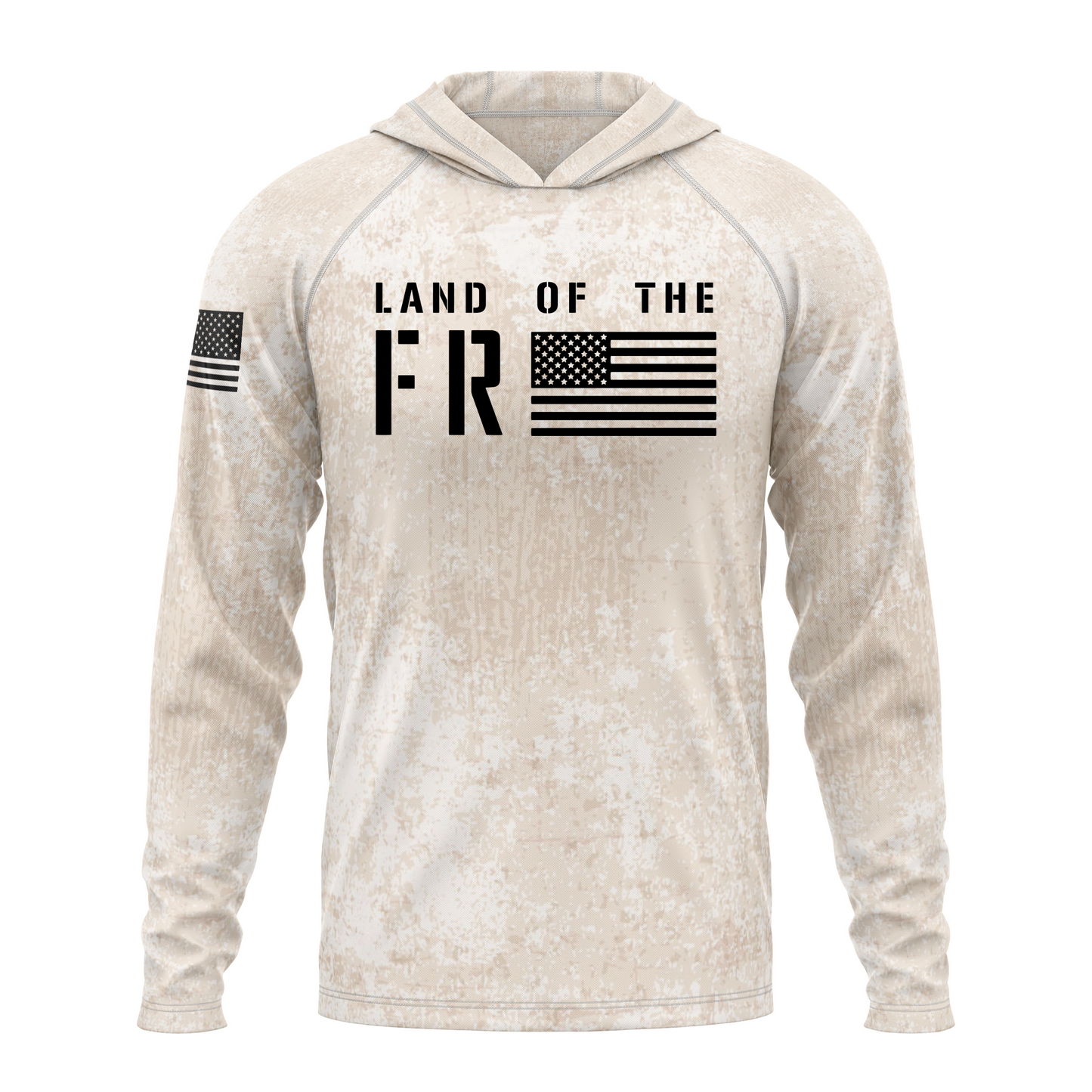 Land Of The Free SPF50 Patriotic Performance Hoodie
