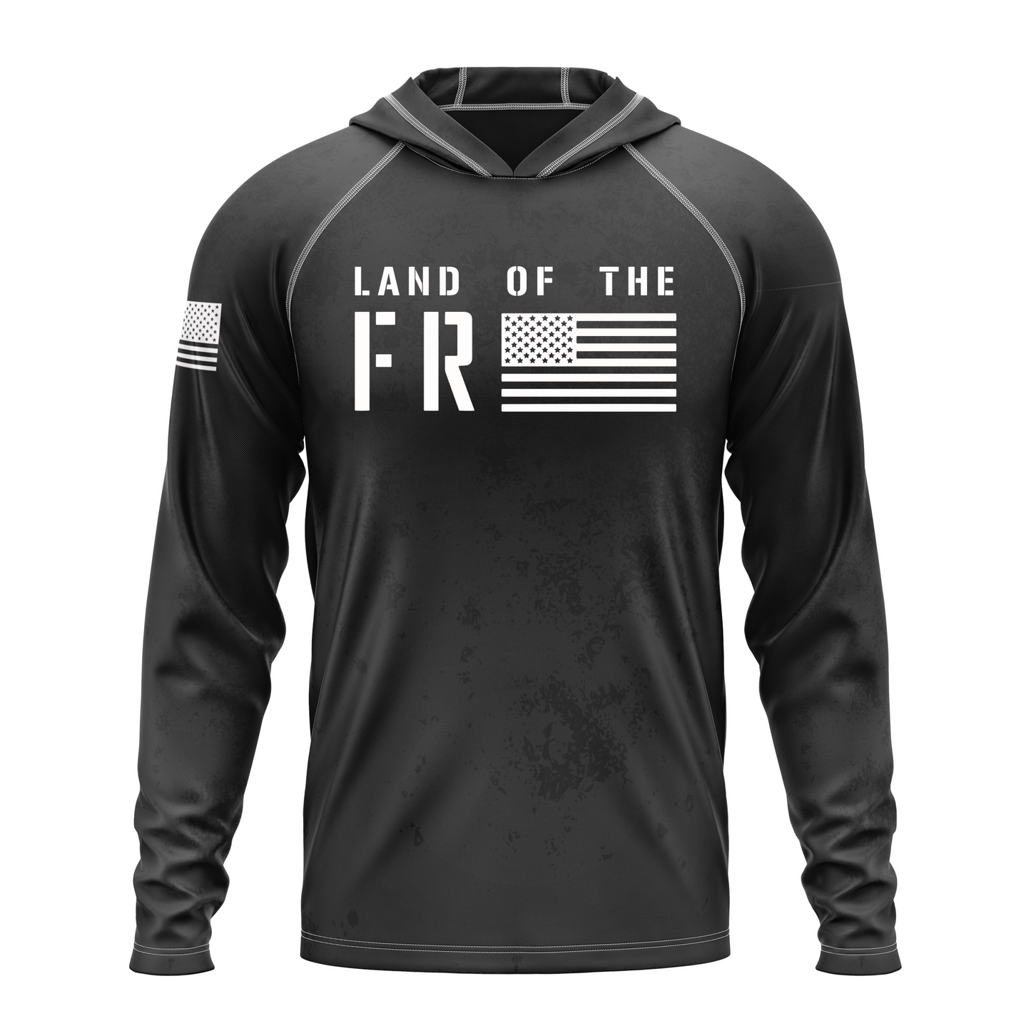 Land Of The Free SPF50 Patriotic Performance Hoodie