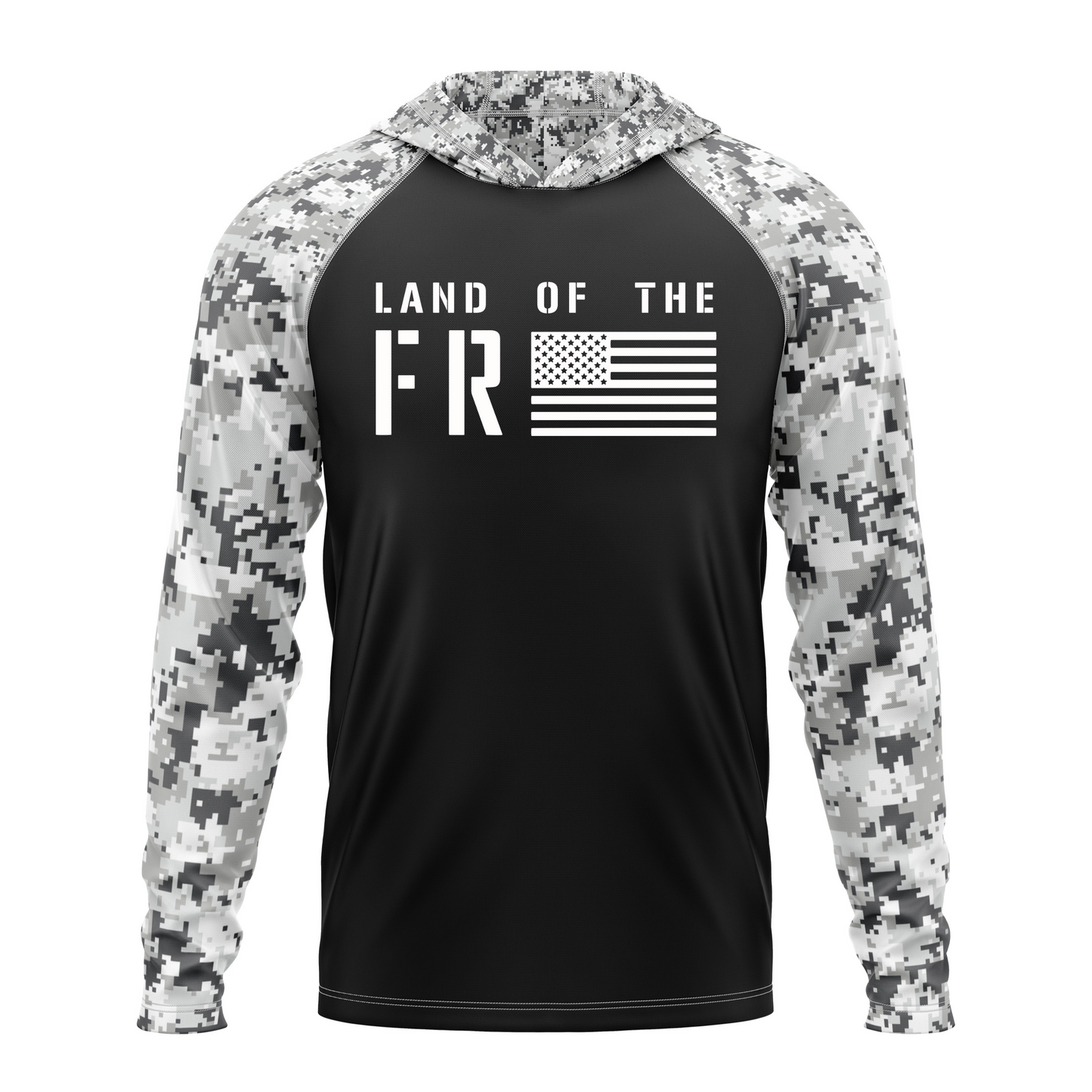 Land Of The Free SPF50 Patriotic Performance Hoodie