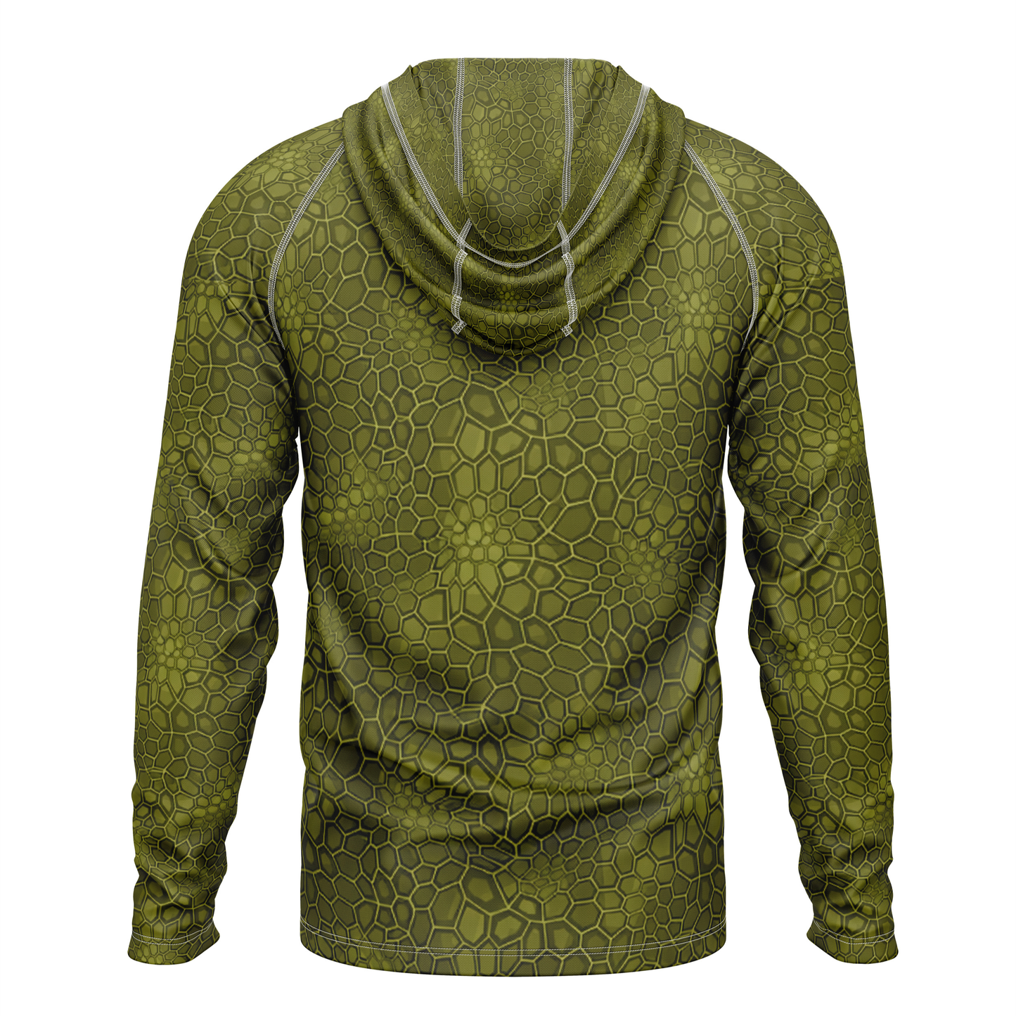 Only Bass SPF50 Performance Fishing Hoodie-Military Green