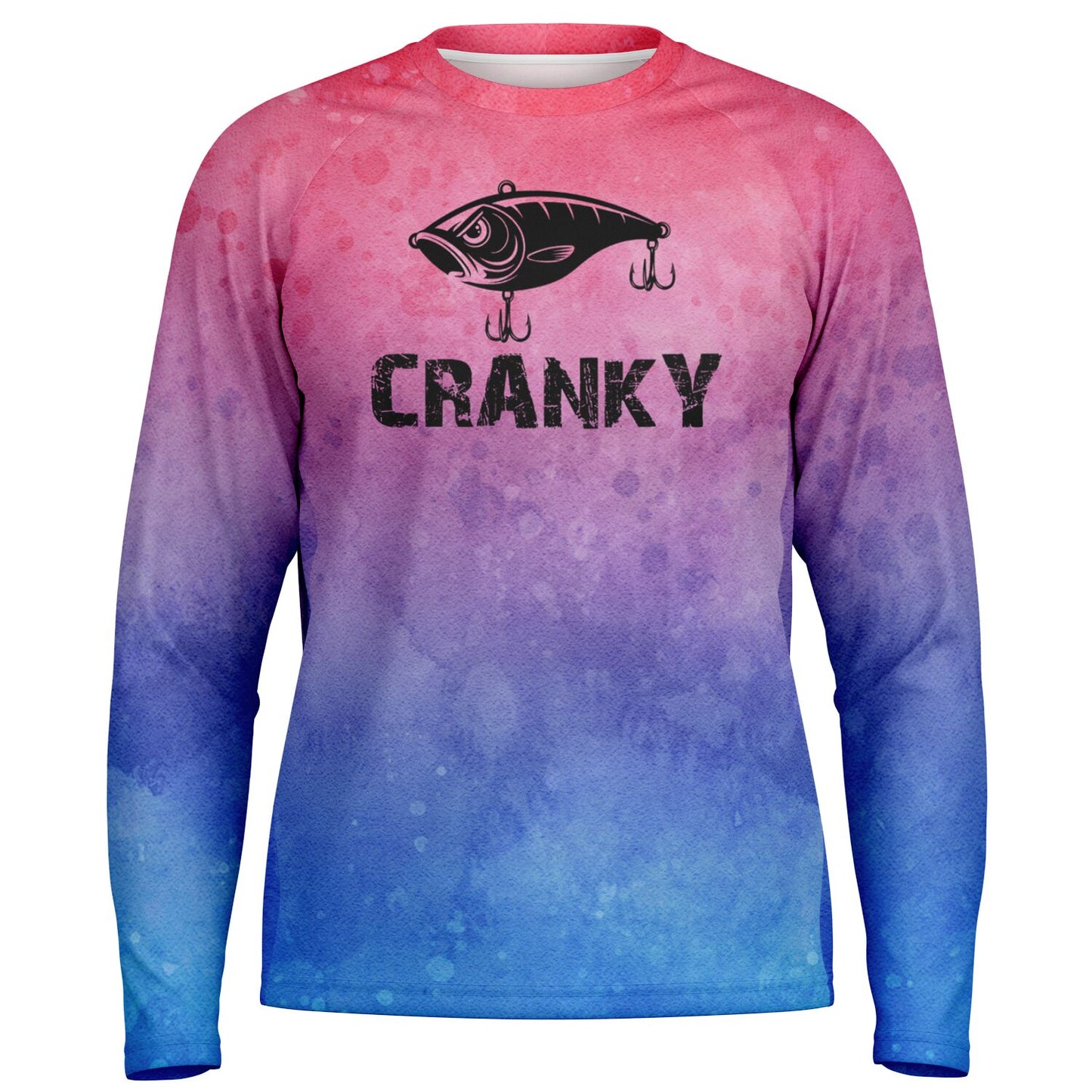 Cranky Crankbait UPF40 Performance Fishing Long Sleeve Tee