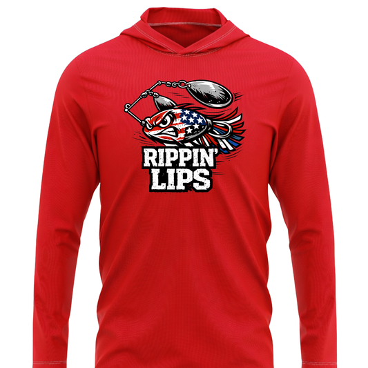 Rippin' Lips Spinnerbait SPF50 Performance Fishing Hoodie