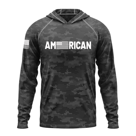 American SPF50 Patriotic Performance Hoodie