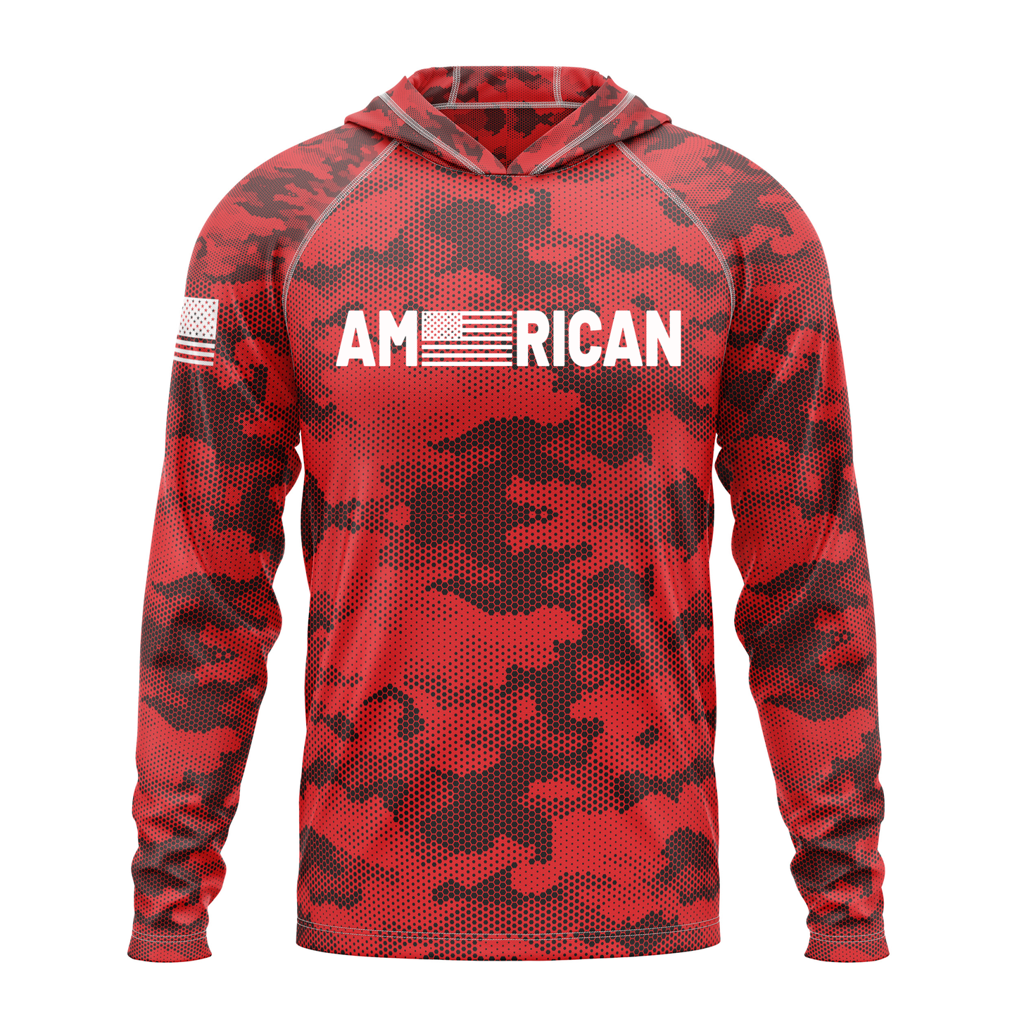 American SPF50 Patriotic Performance Hoodie