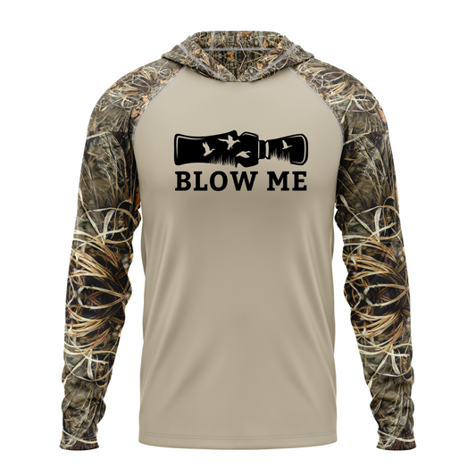 Blow Me Duck Hunting SPF50 Performance Hoodie