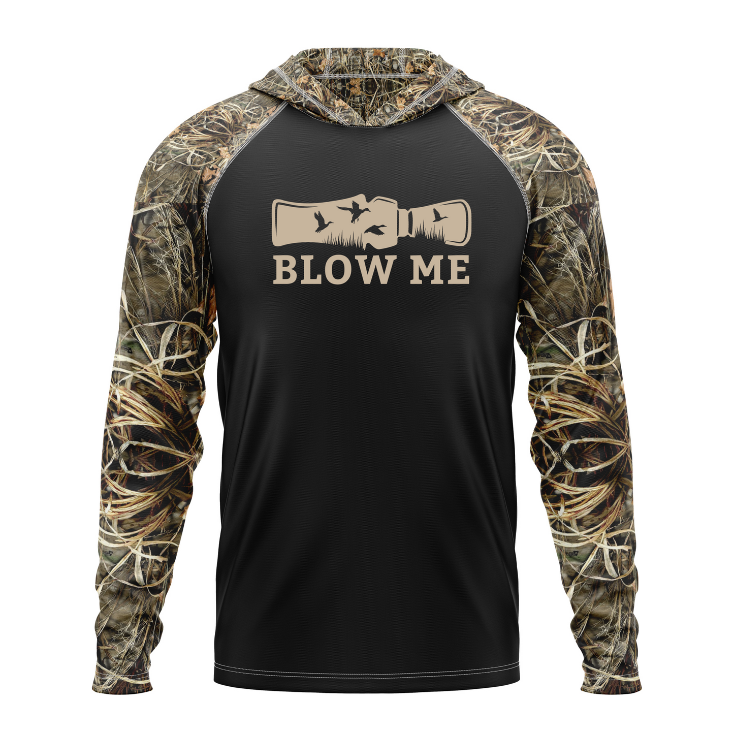 Blow Me Duck Hunting SPF50 Performance Hoodie