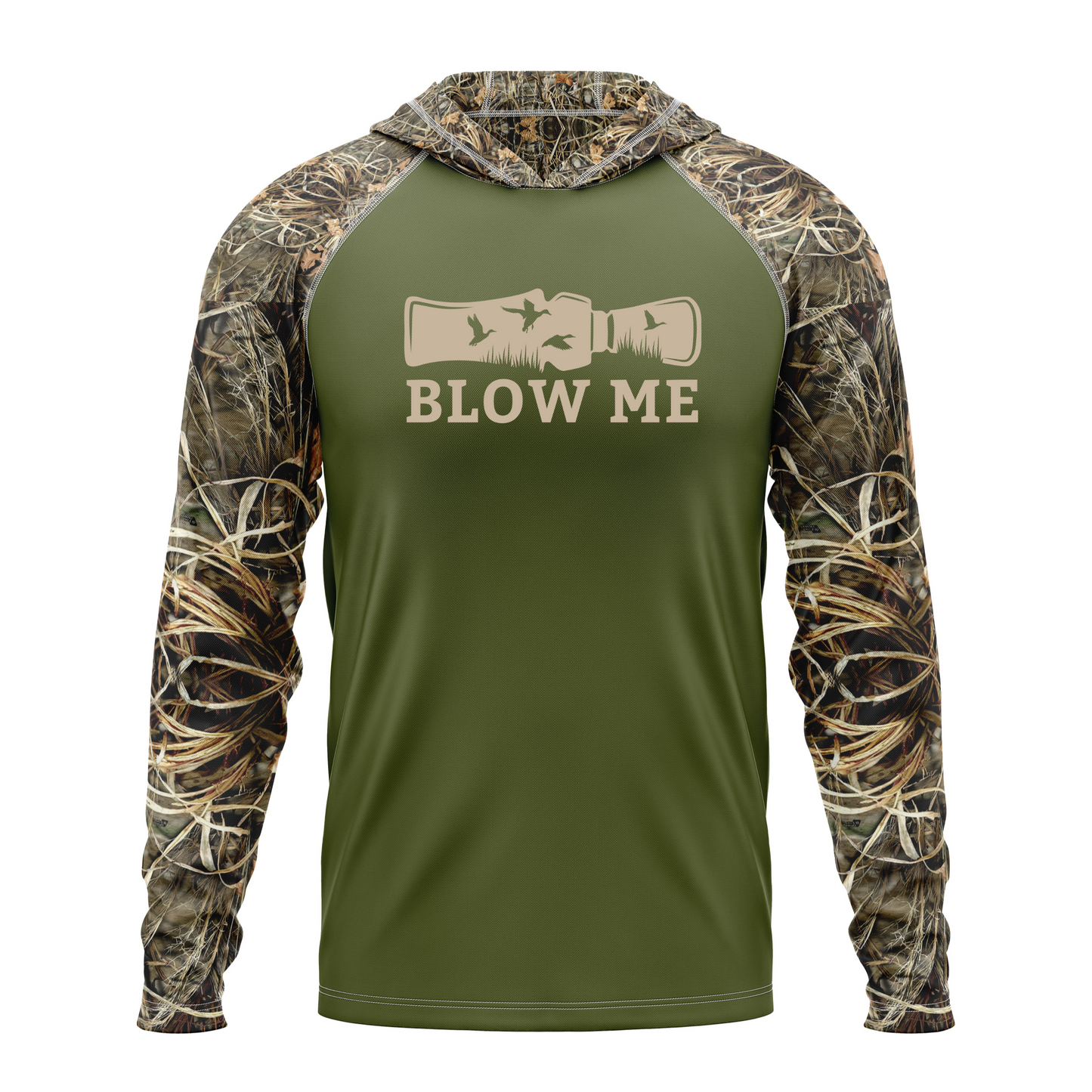 Blow Me Duck Hunting SPF50 Performance Hoodie