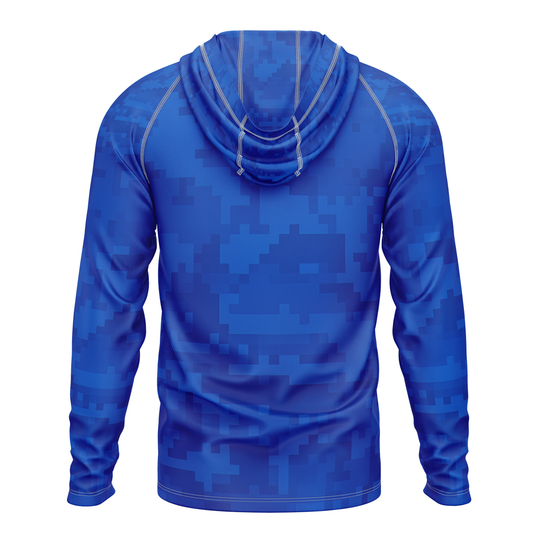 Freedom SPF50 Patriotic Performance Hoodie-Blue Camo