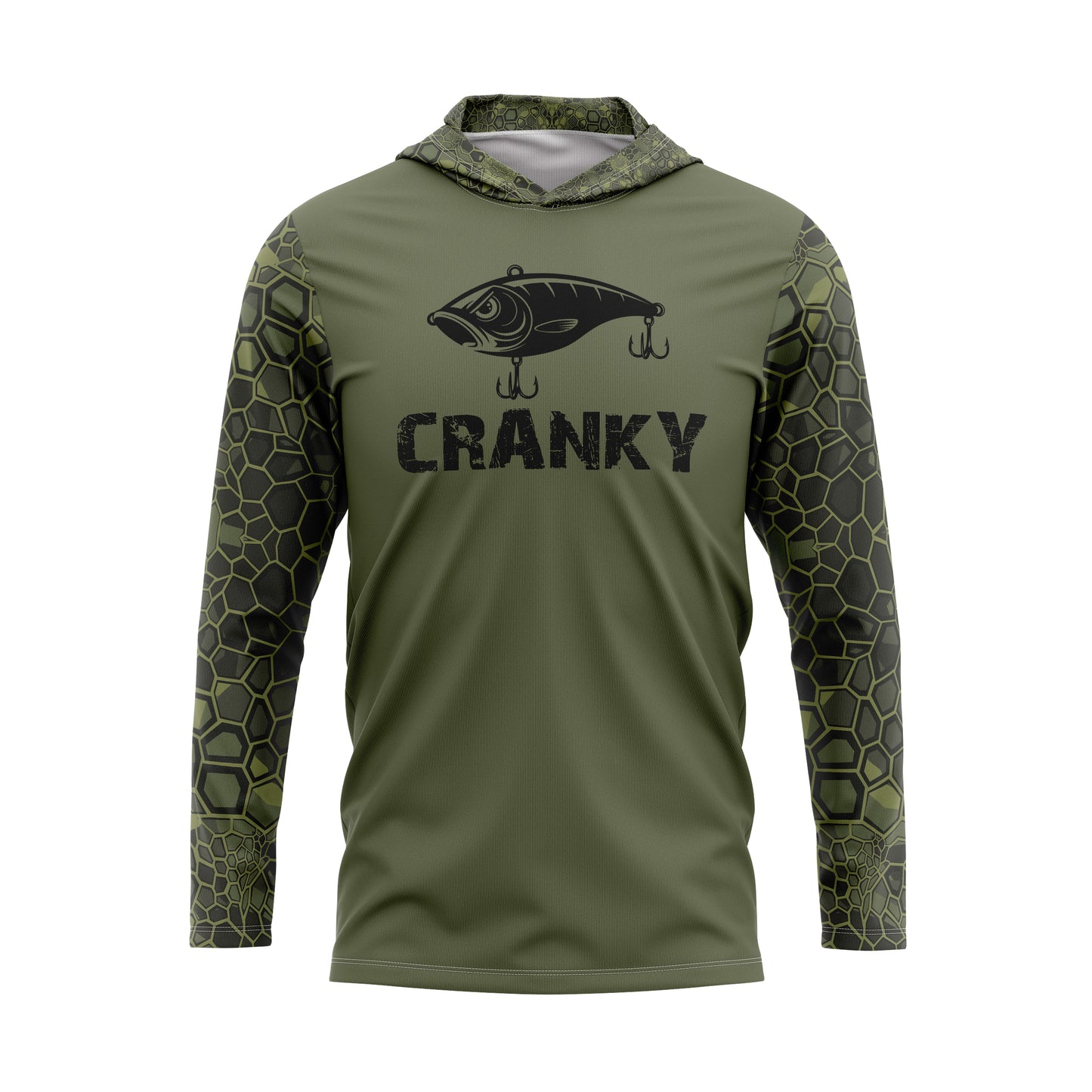 Cranky Crankbait SPF50 Performance Fishing Hoodie