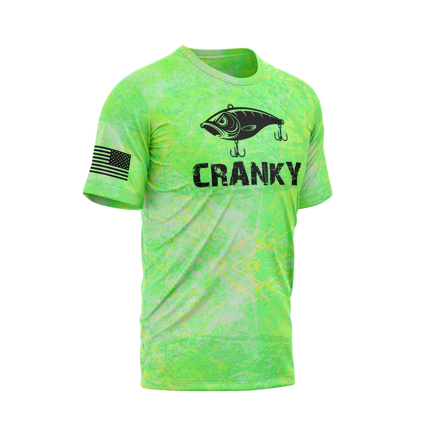 Cranky Crankbait Performance Fishing Tee