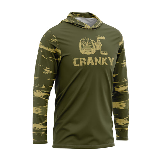 Cranky Baitcaster SPF50 Performance Fishing Hoodie