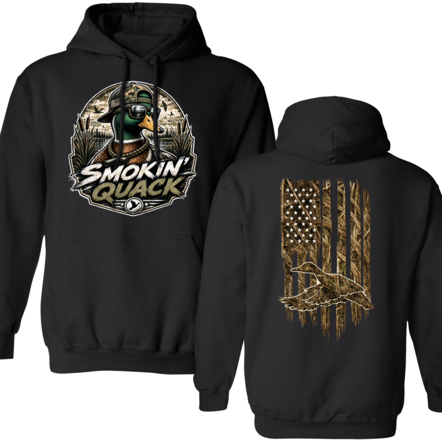 Smokin' Quack Duck Hunting Hoodie