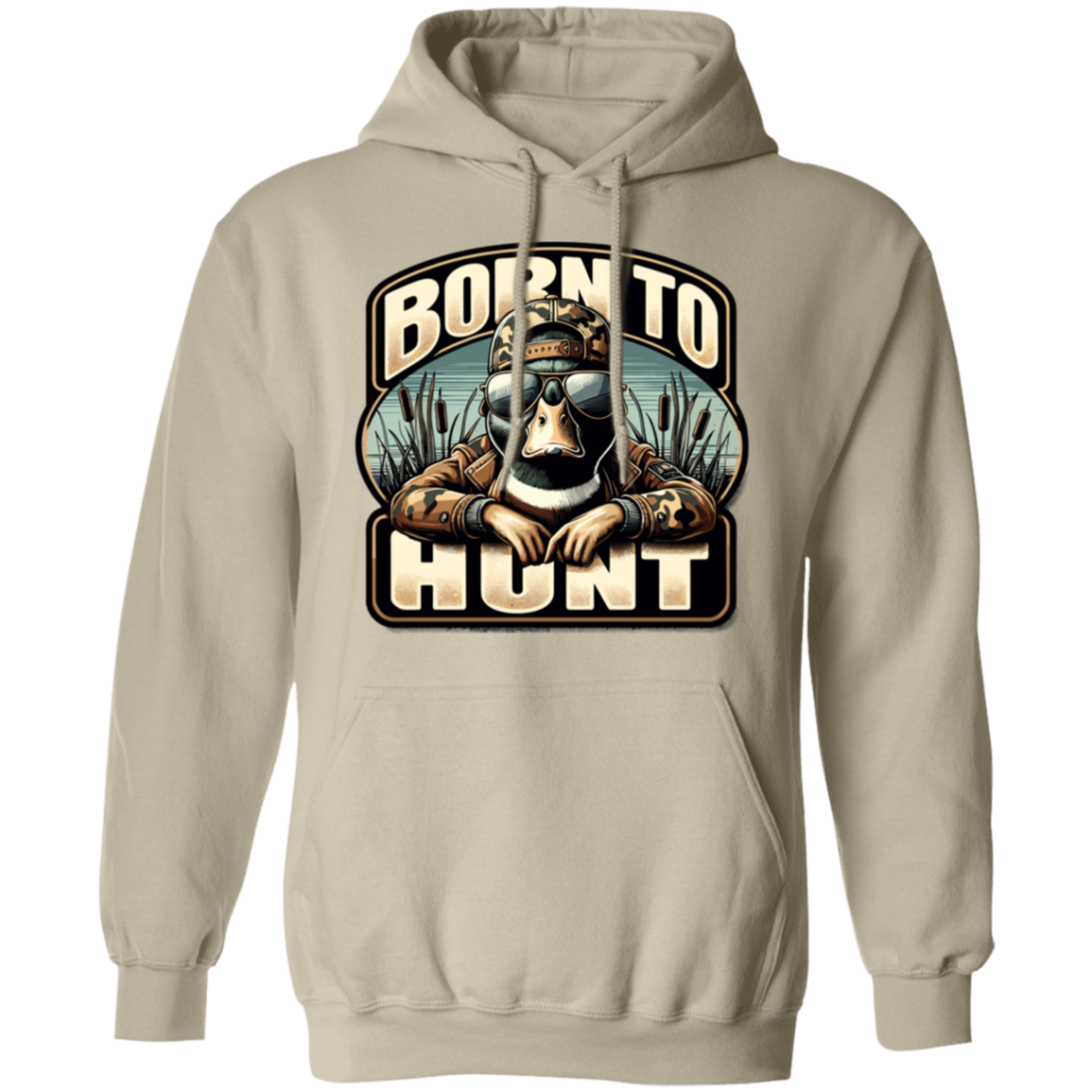 Born To Hunt Duck Hunting Hoodie