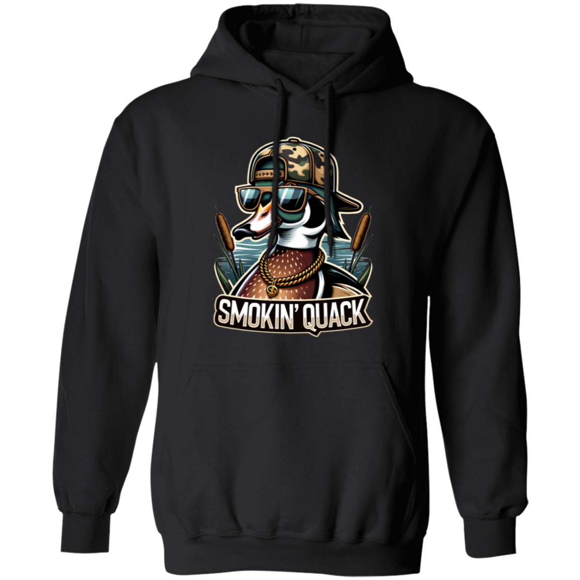 Smokin' Quack Duck Hunting Hoodie