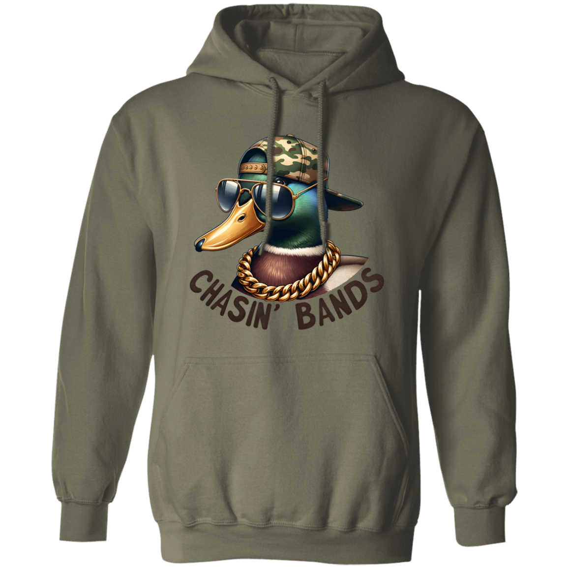 Chasin' Bands Duck Hunting Hoodie