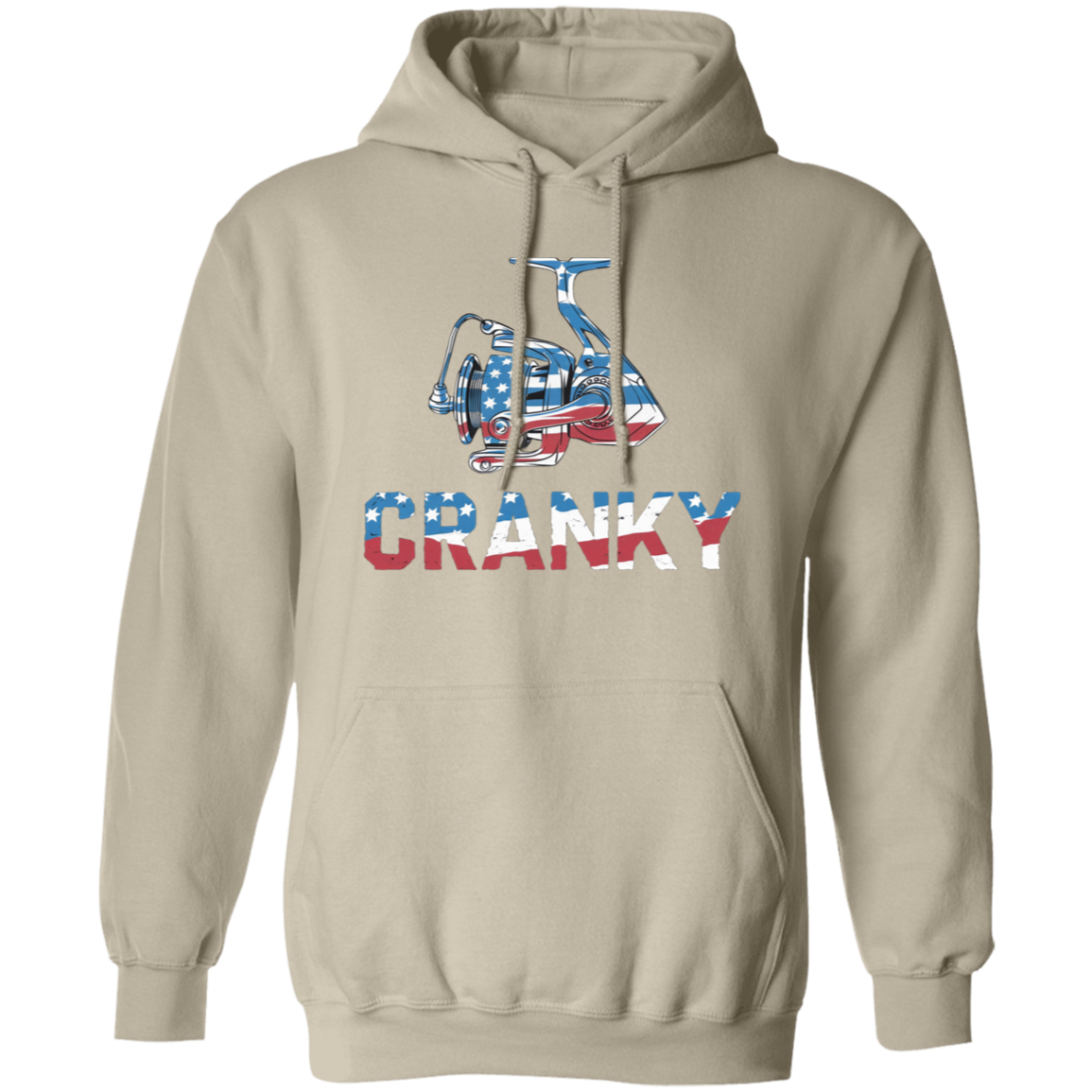 Cranky USA Fishing Reel Fishing Hoodie