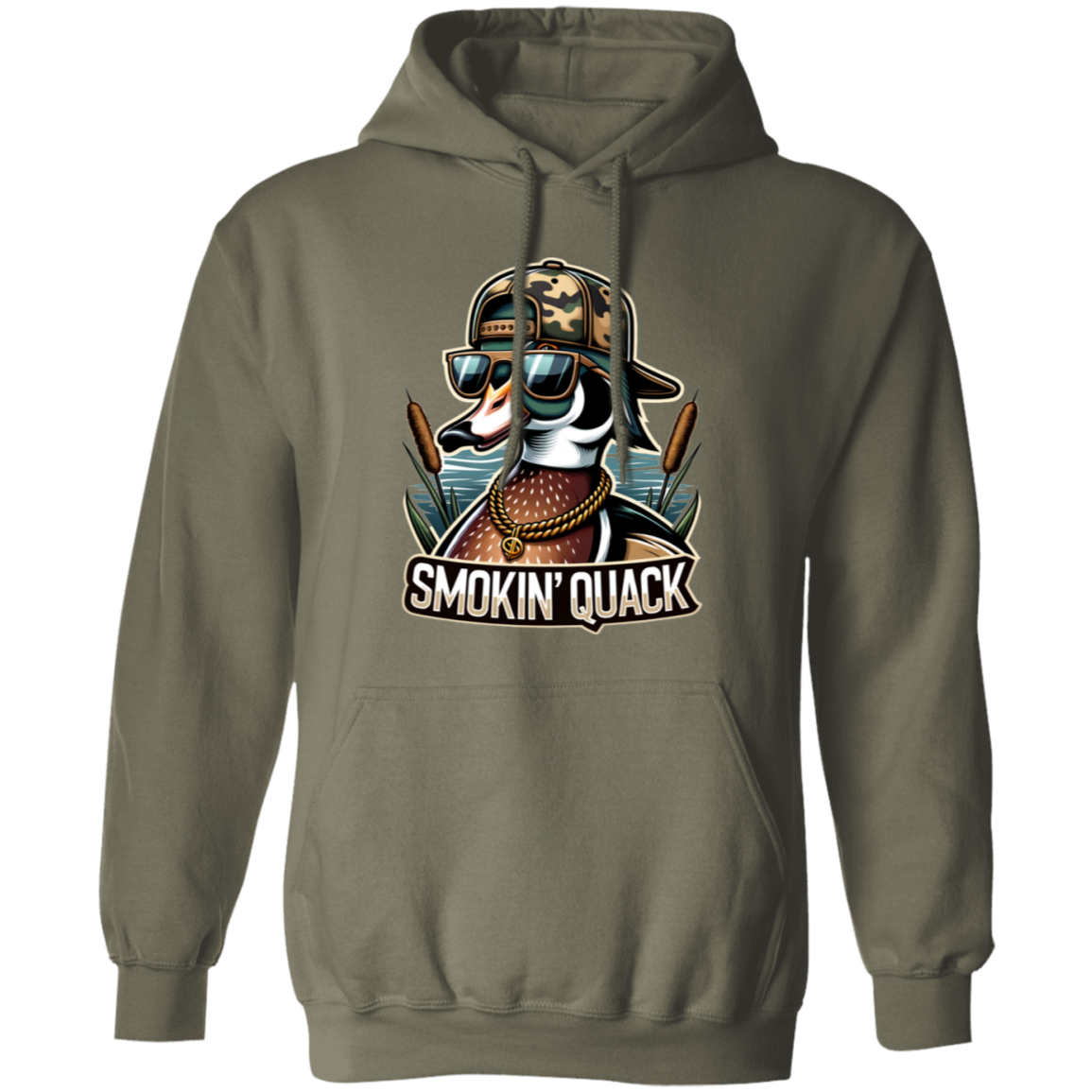Smokin' Quack Duck Hunting Hoodie