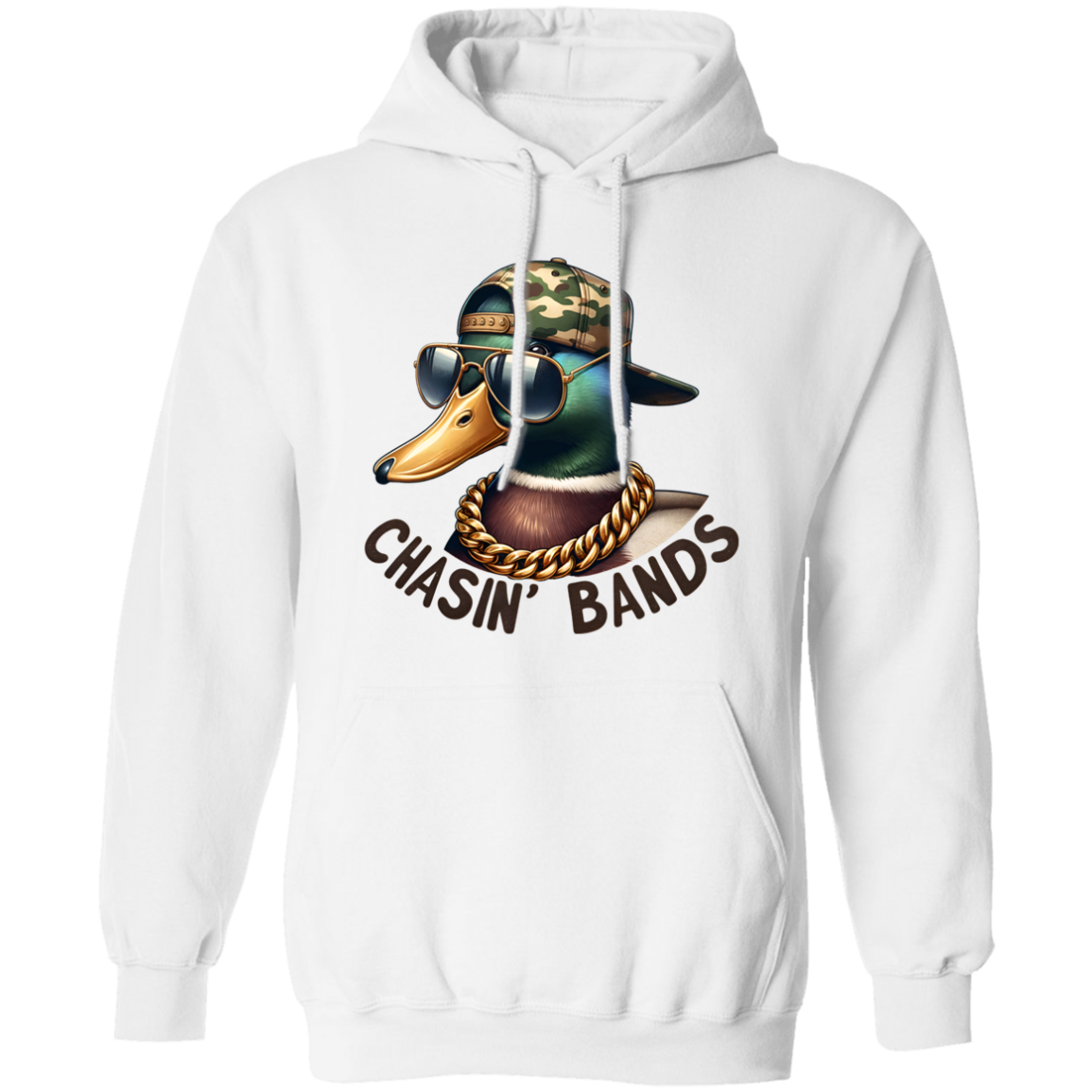 Chasin' Bands Duck Hunting Hoodie