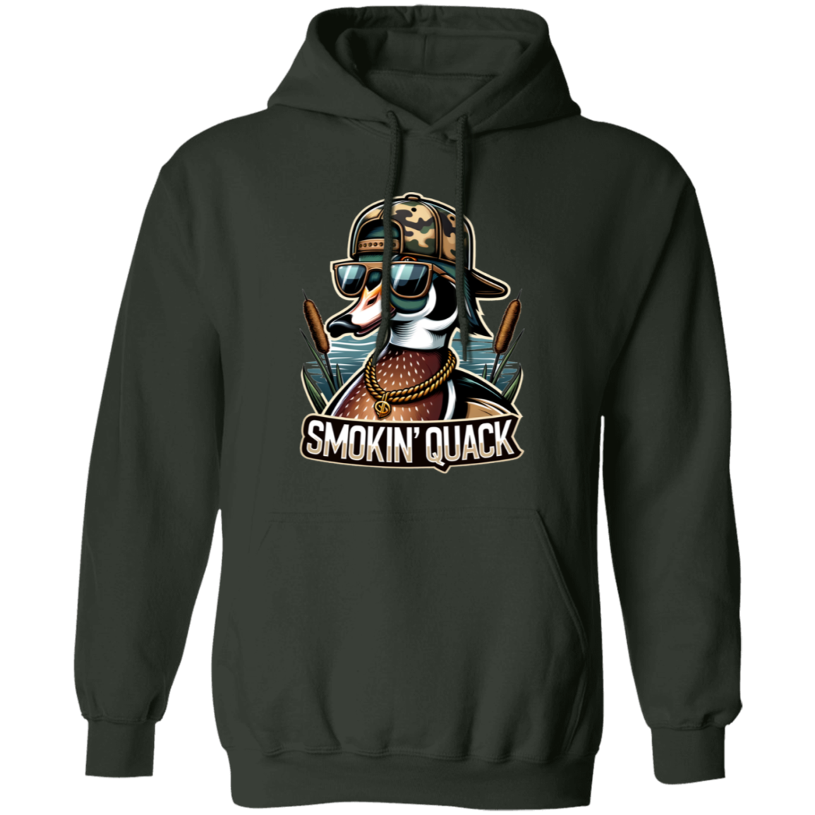 Smokin' Quack Duck Hunting Hoodie