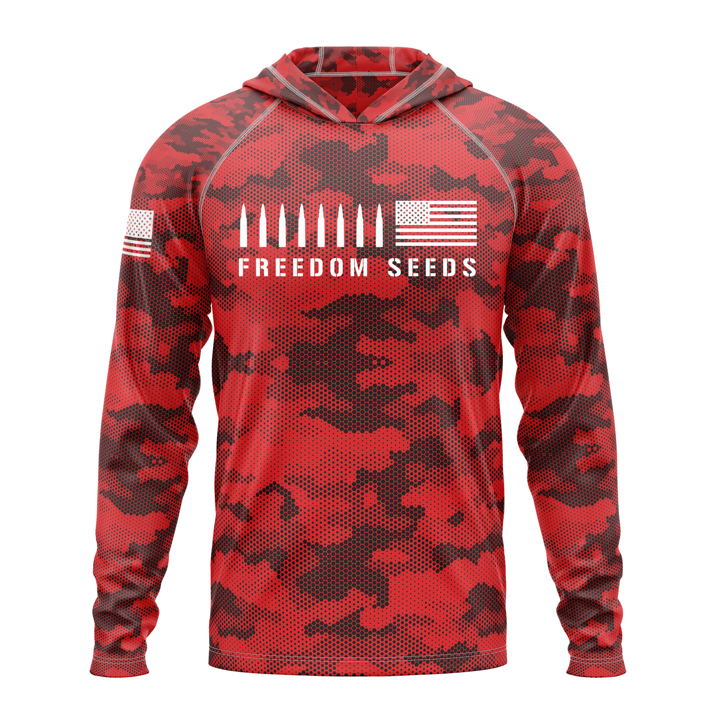 Freedom Seeds Patriotic SPF50 Performance Hoodie