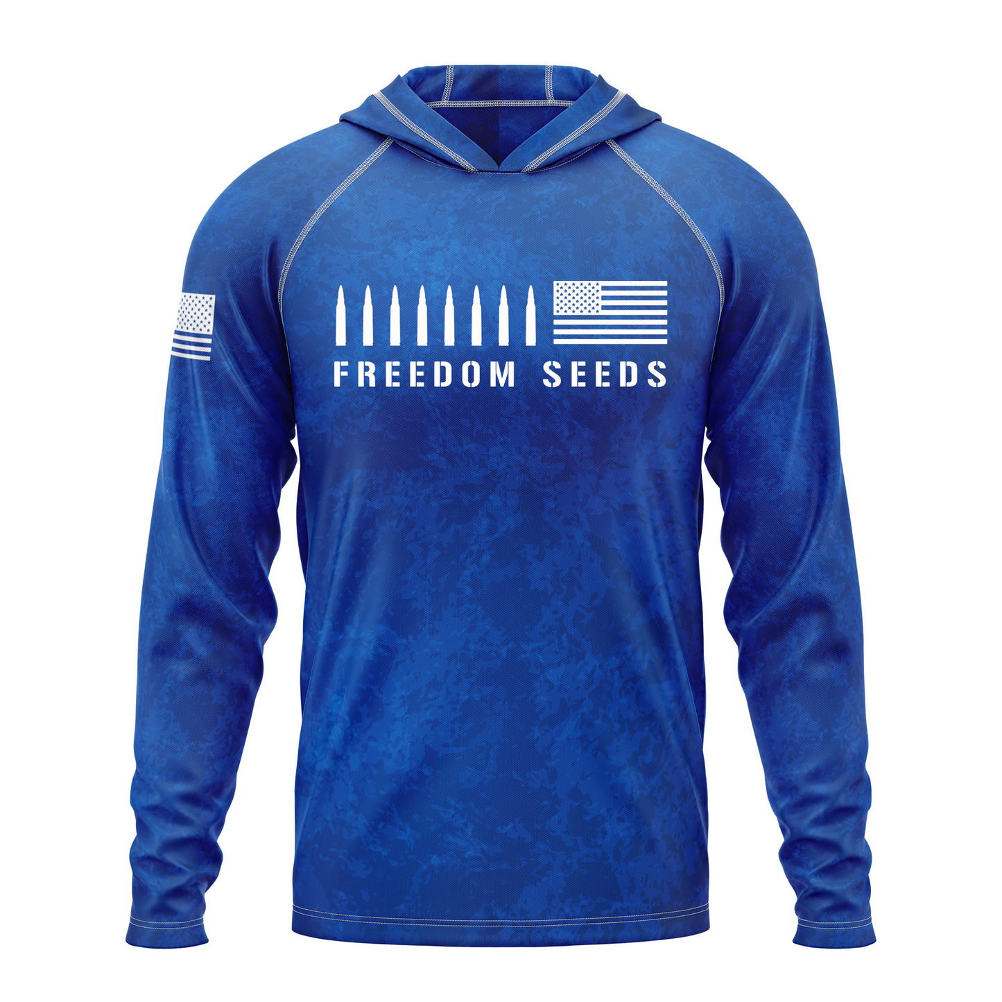 Freedom Seeds Patriotic SPF50 Performance Hoodie