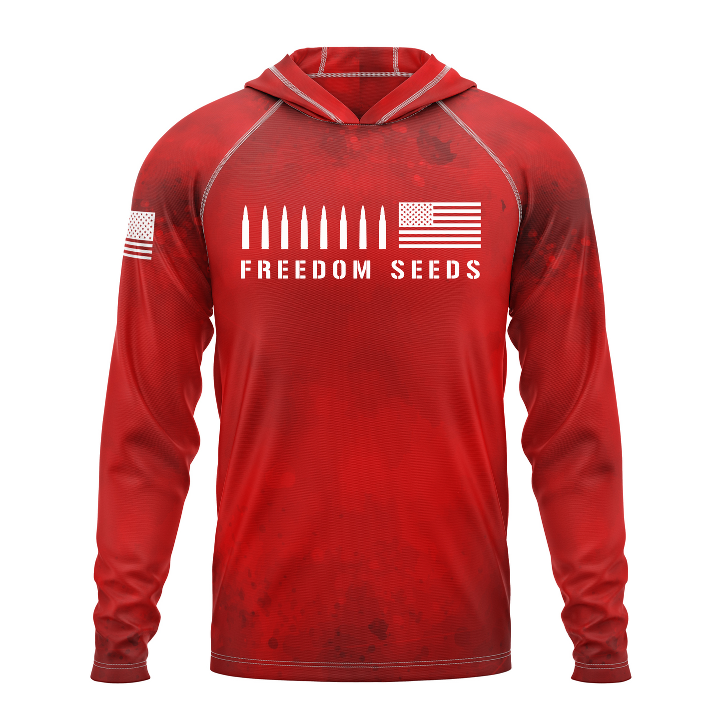 Freedom Seeds Patriotic SPF50 Performance Hoodie