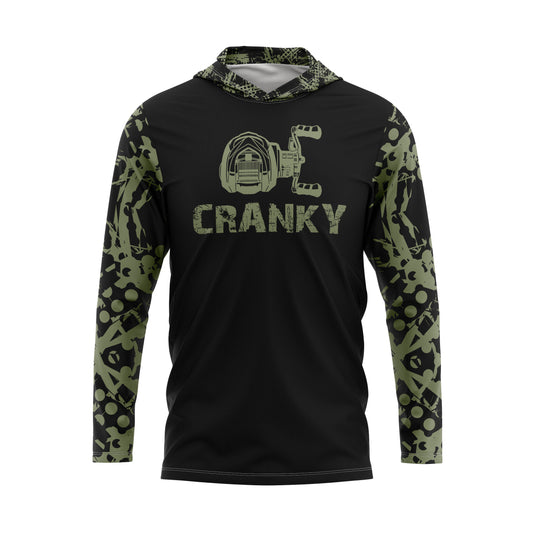 Cranky Baitcaster SPF50 Performance Fishing Hoodie