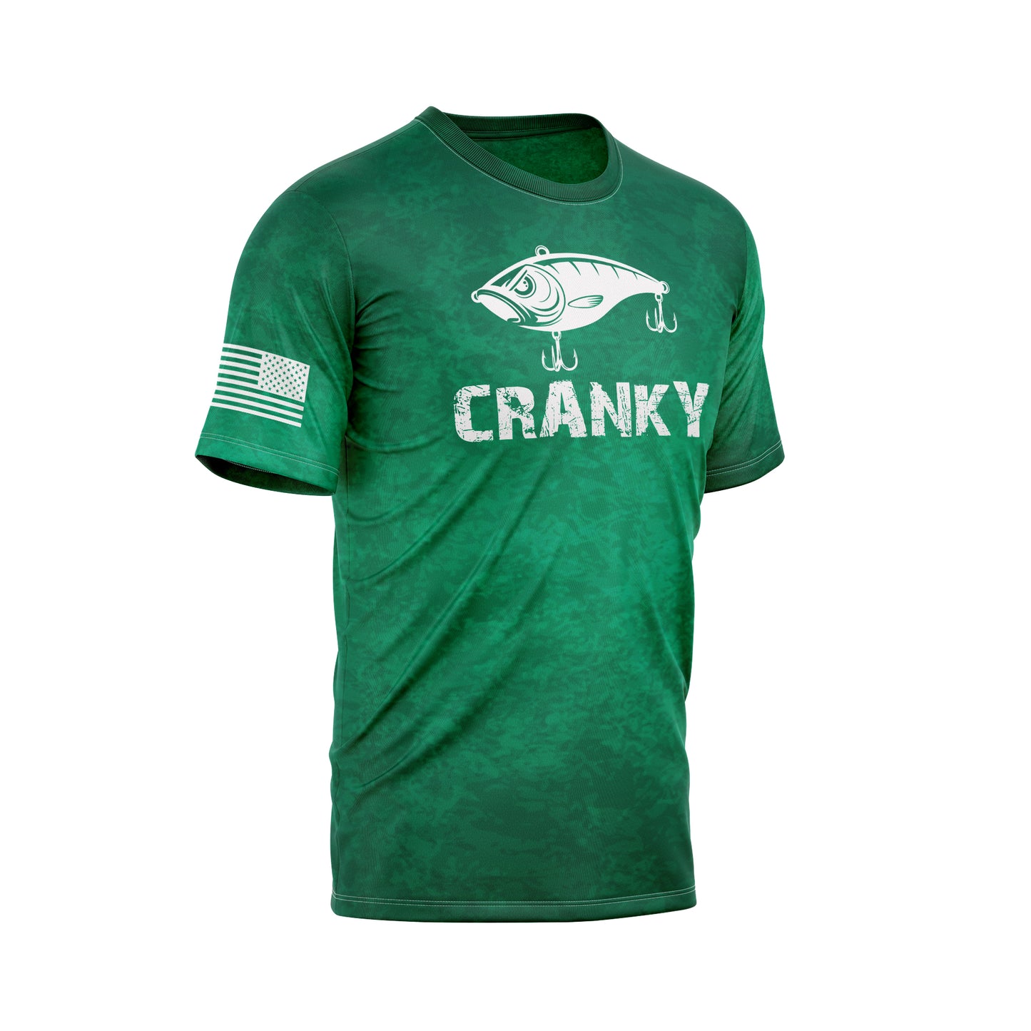 Cranky Crankbait Performance Fishing Tee