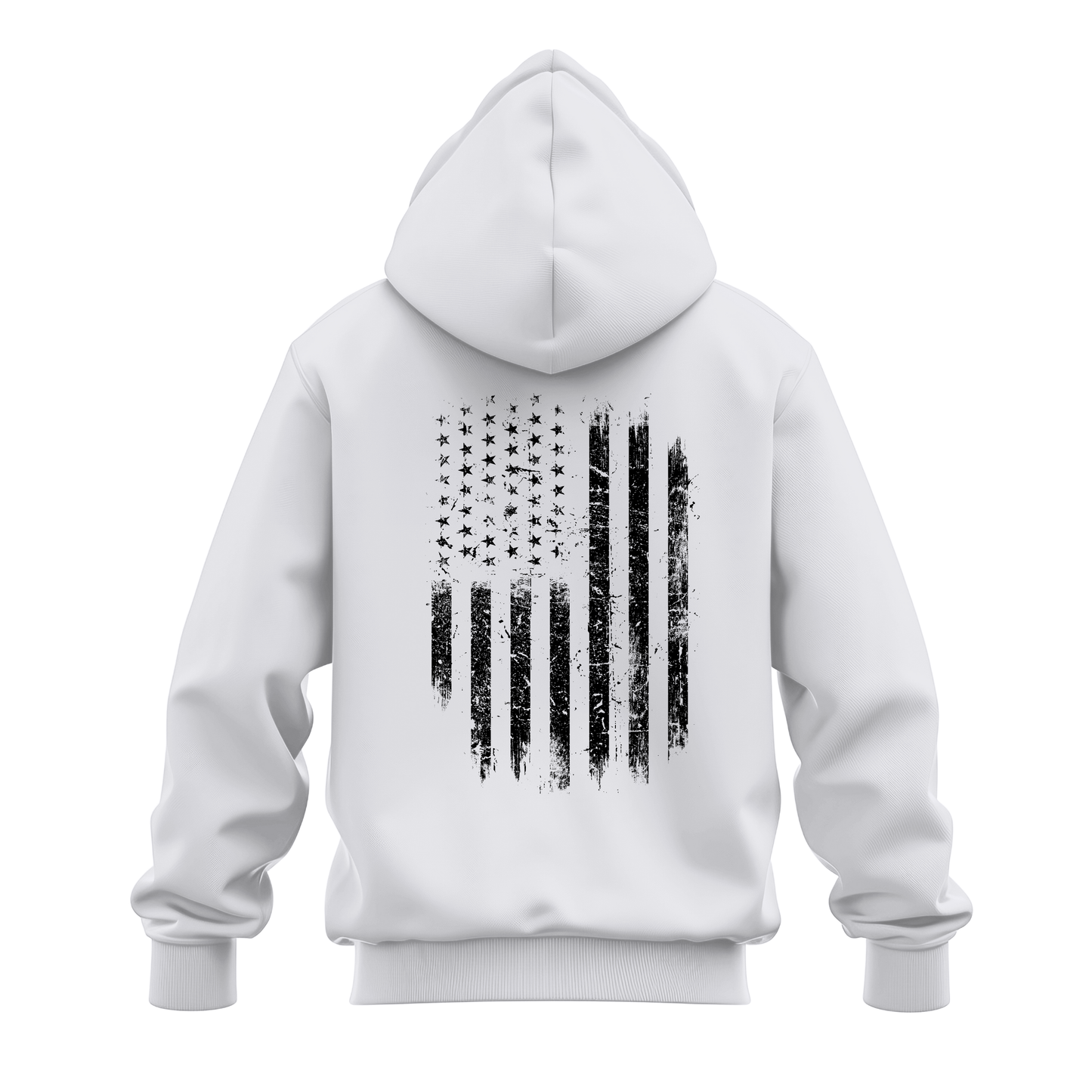 American Pullover Hoodie (Black Design)
