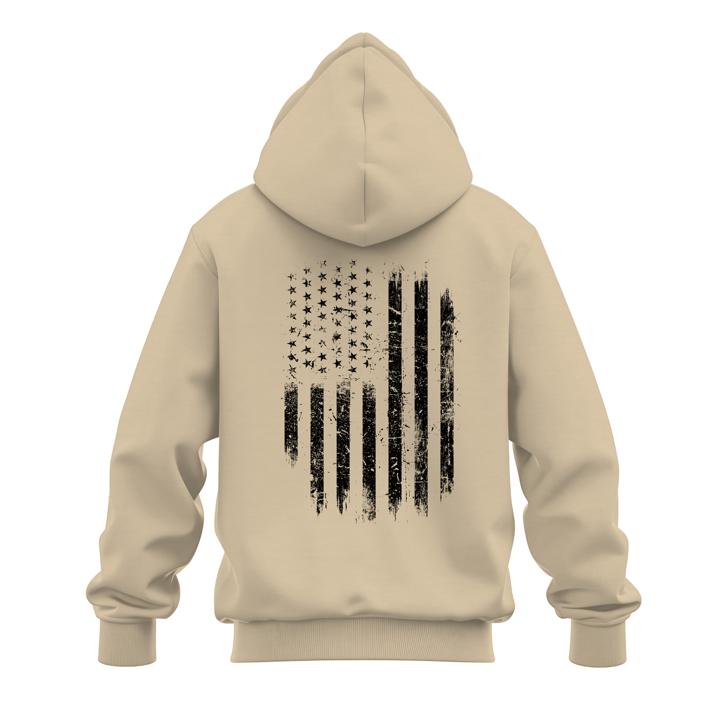 American Pullover Hoodie (Black Design)