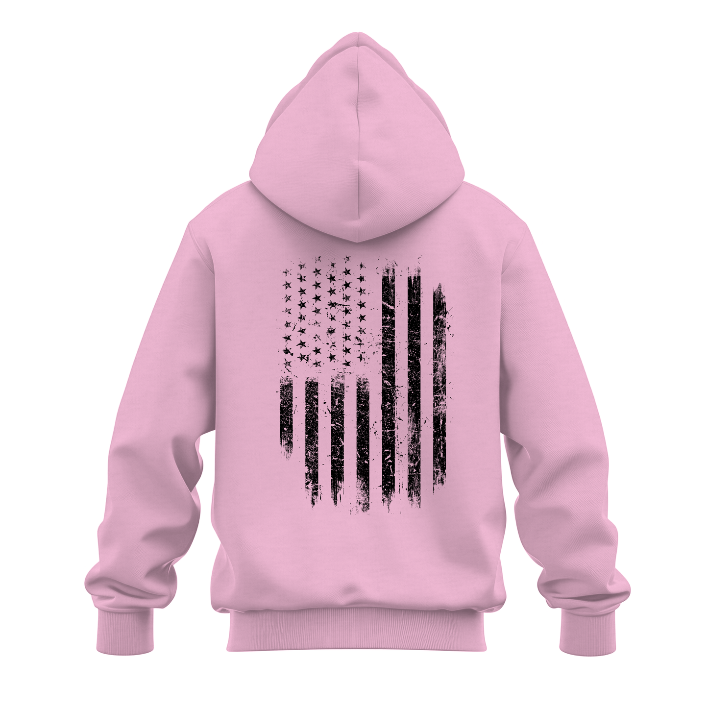 American Pullover Hoodie (Black Design)