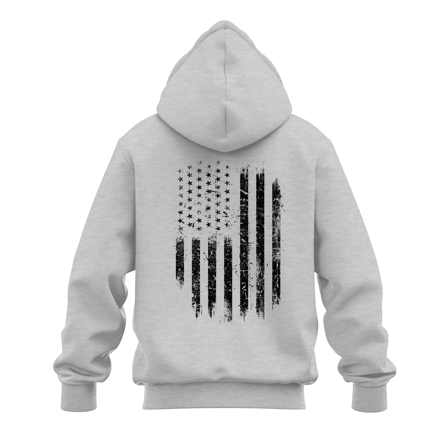 American Pullover Hoodie (Black Design)