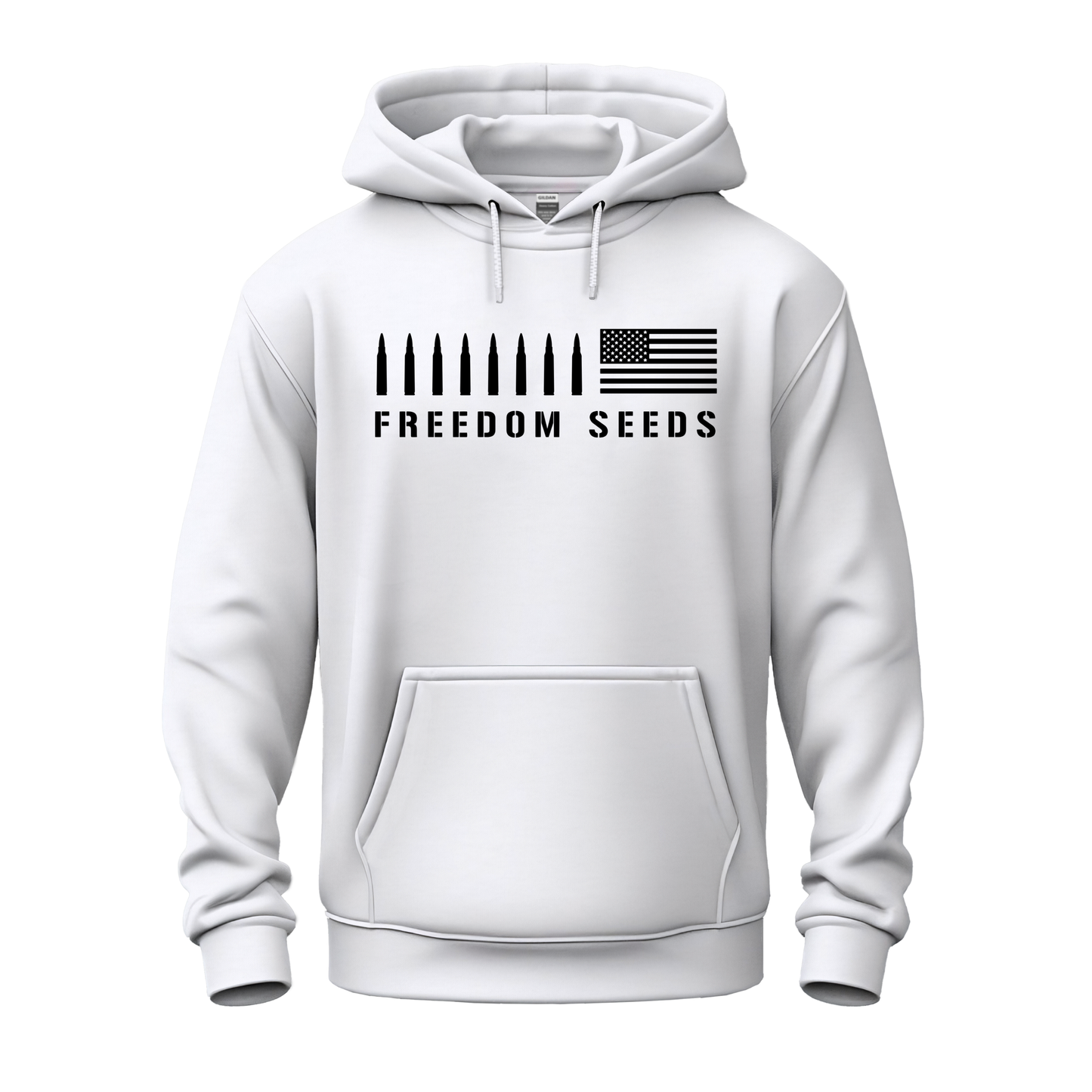 Freedom Seeds Pullover Hoodie (Black Design)