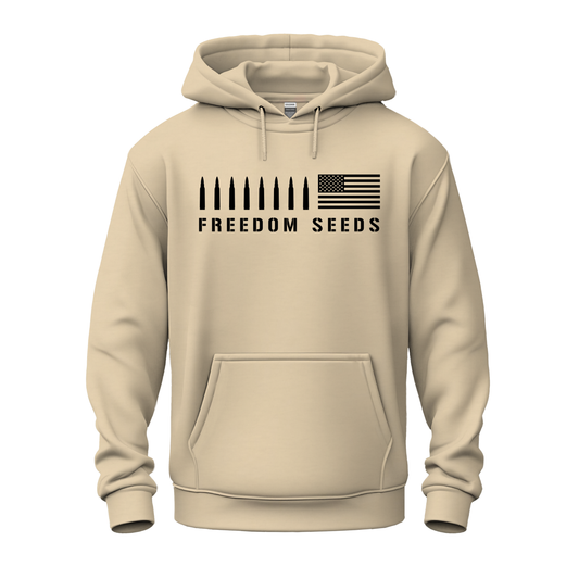 Freedom Seeds Pullover Hoodie (Black Design)