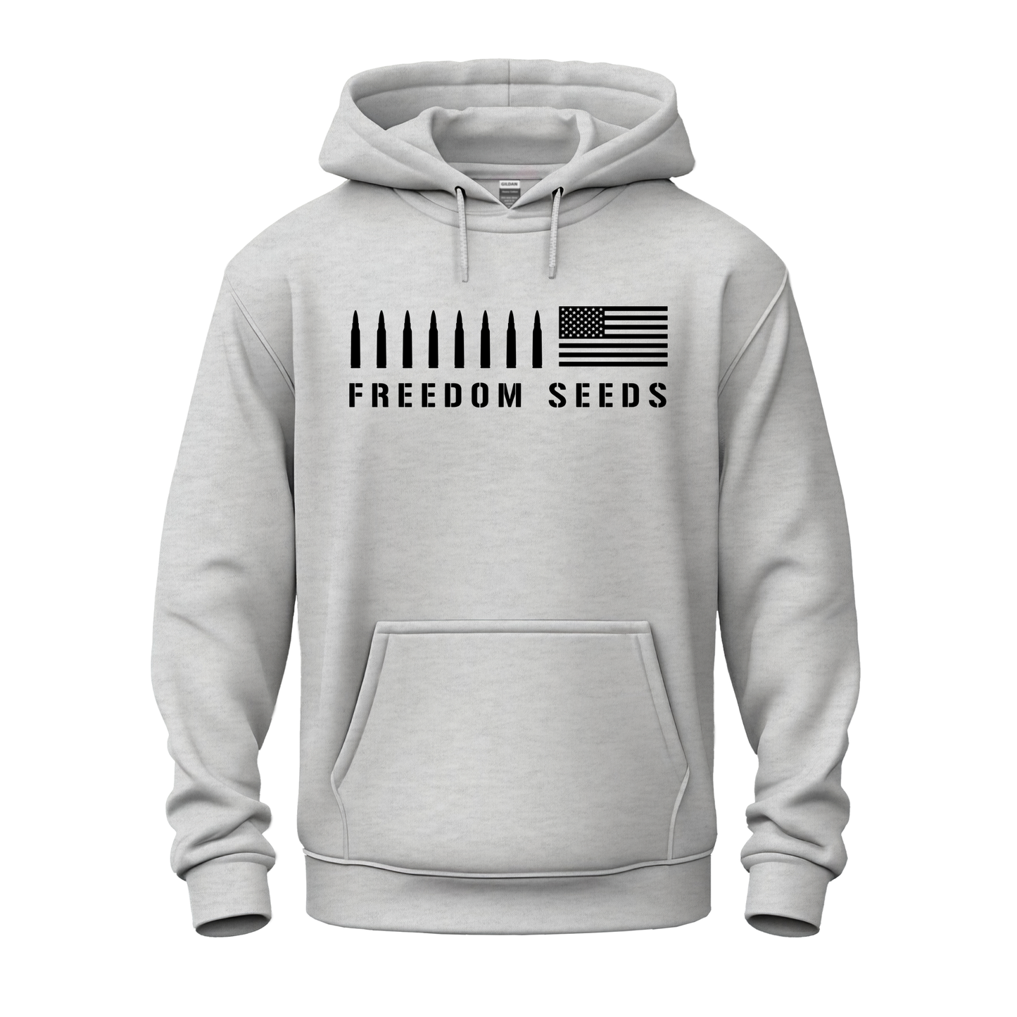 Freedom Seeds Pullover Hoodie (Black Design)
