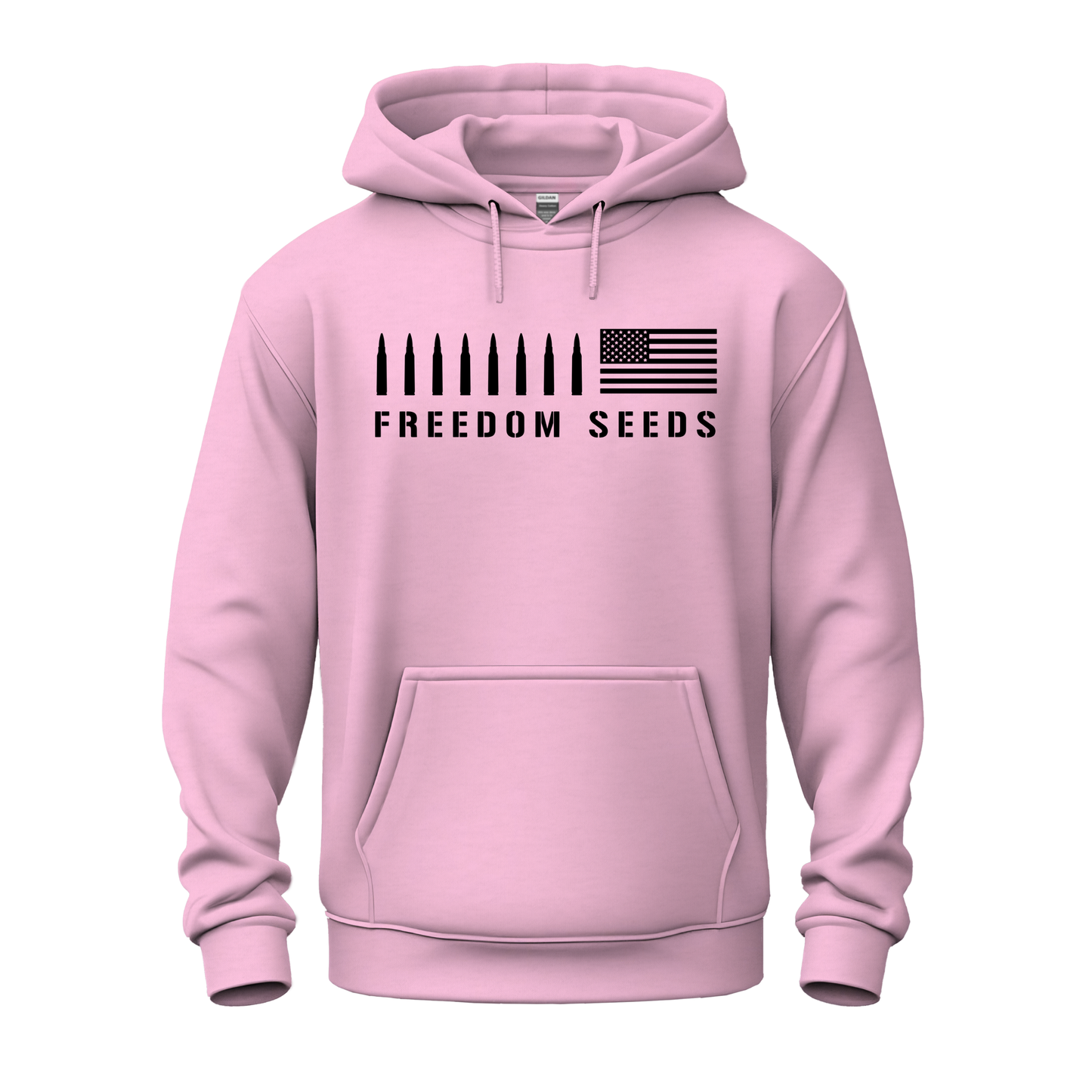 Freedom Seeds Pullover Hoodie (Black Design)