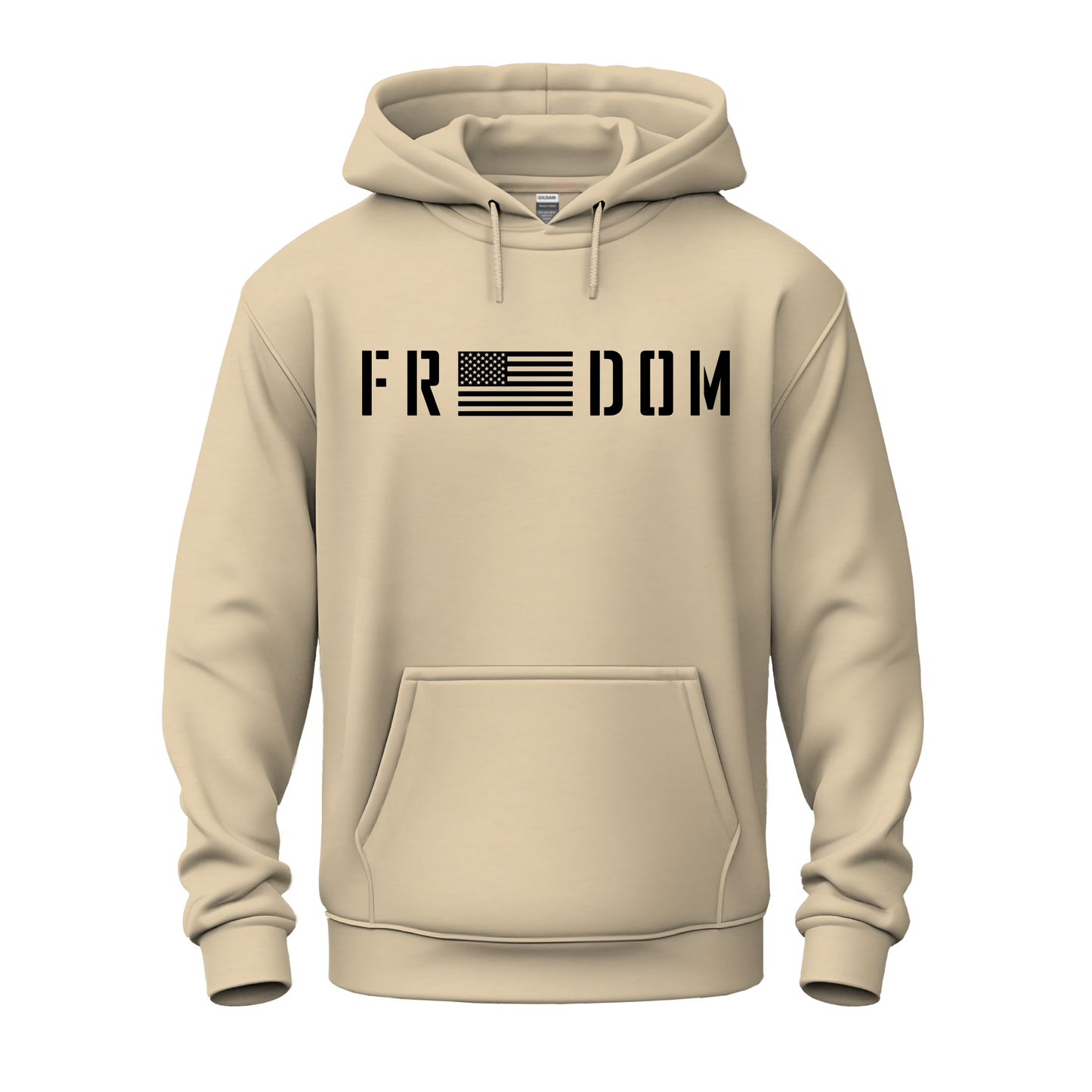 Freedom USA Pullover Hoodie (Black Design)