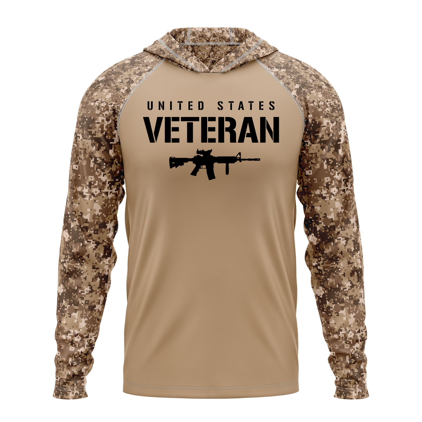 US Veteran SPF50 Patriotic Performance Hoodie