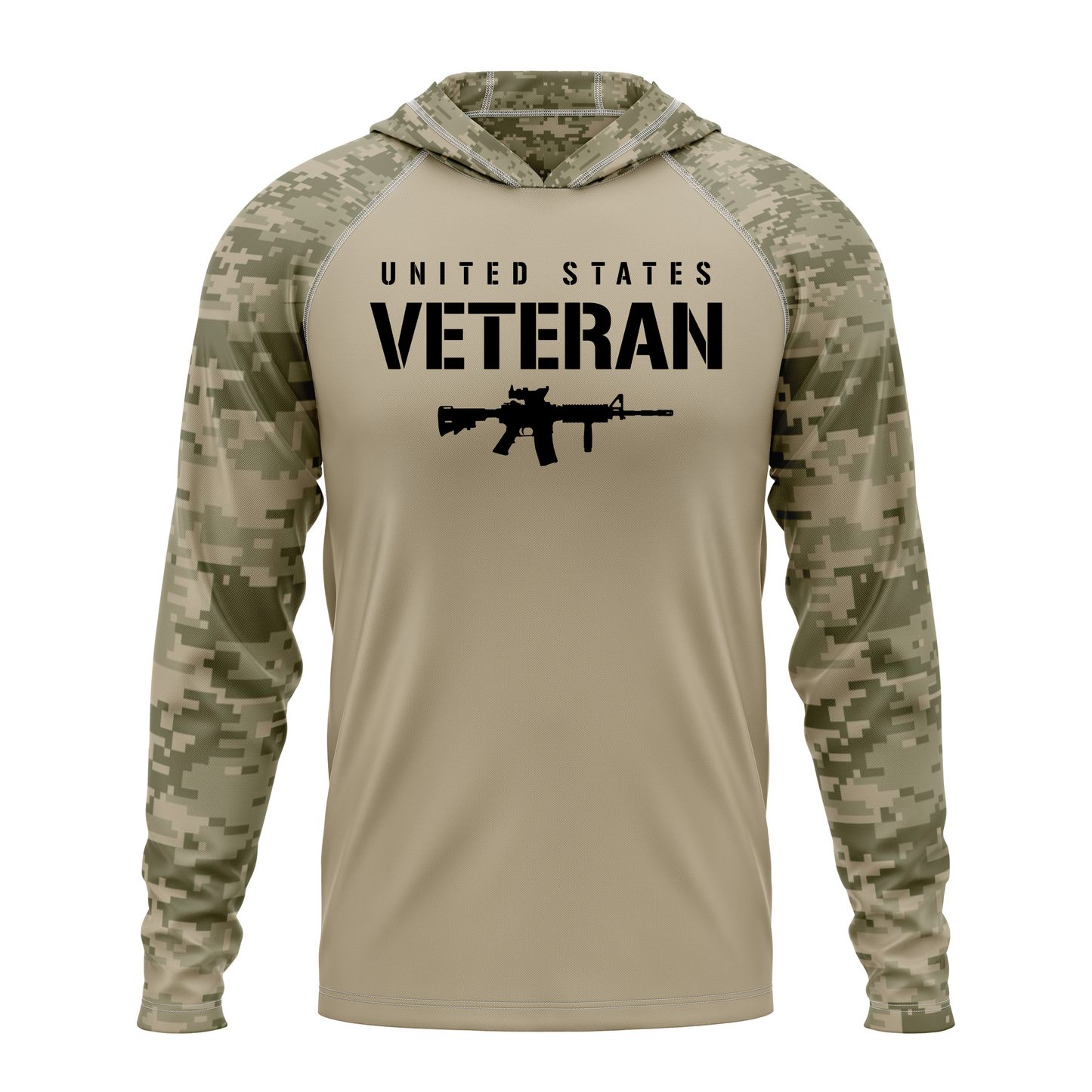 US Veteran SPF50 Patriotic Performance Hoodie