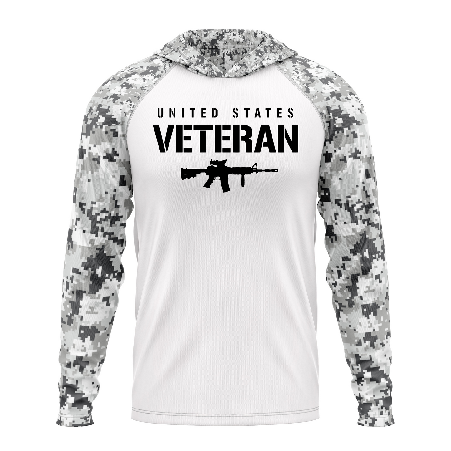 US Veteran SPF50 Patriotic Performance Hoodie