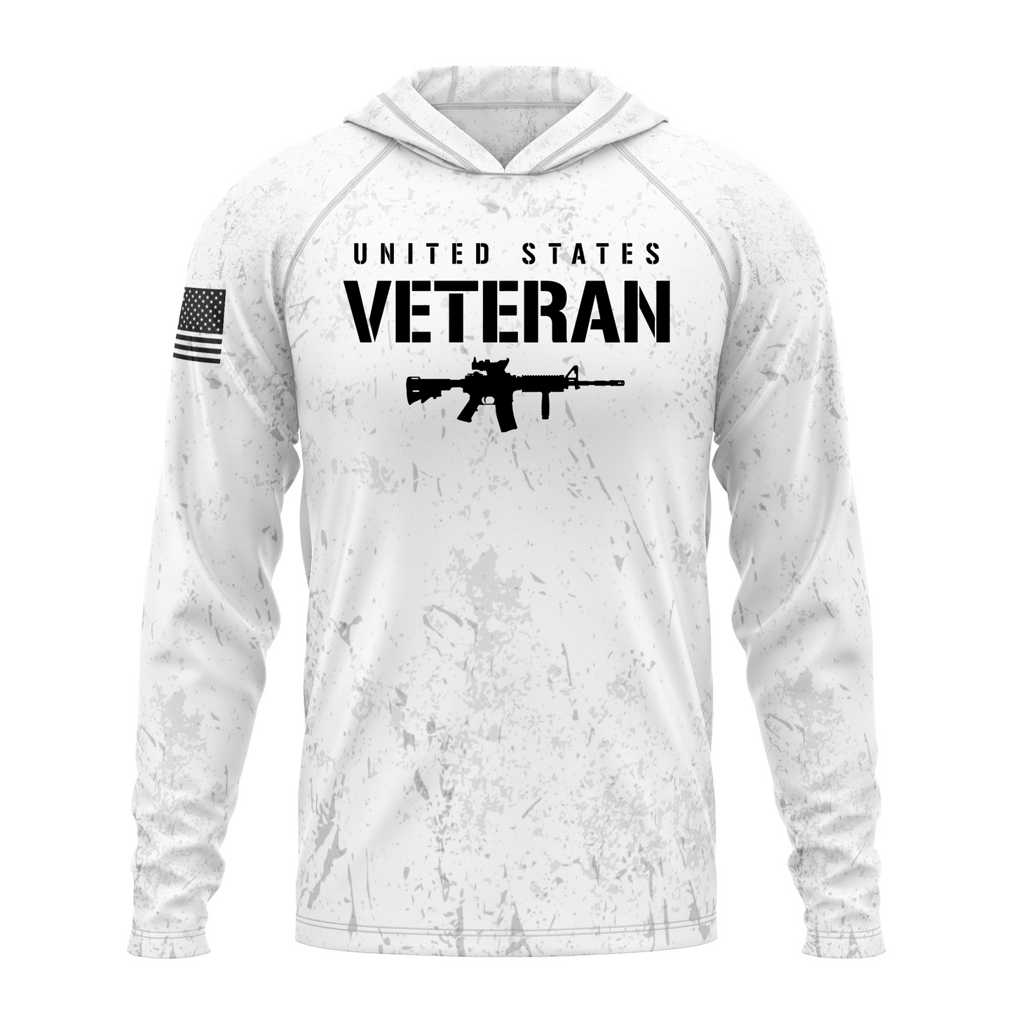 US Veteran SPF50 Patriotic Performance Hoodie