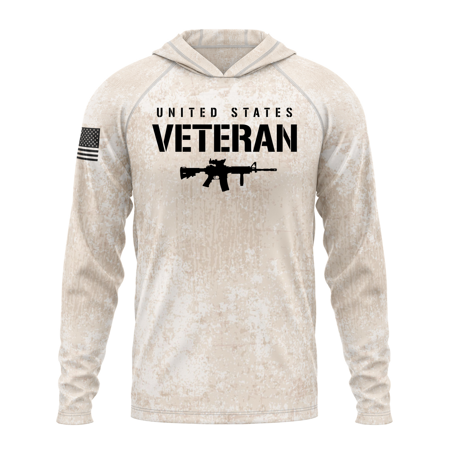 US Veteran SPF50 Patriotic Performance Hoodie