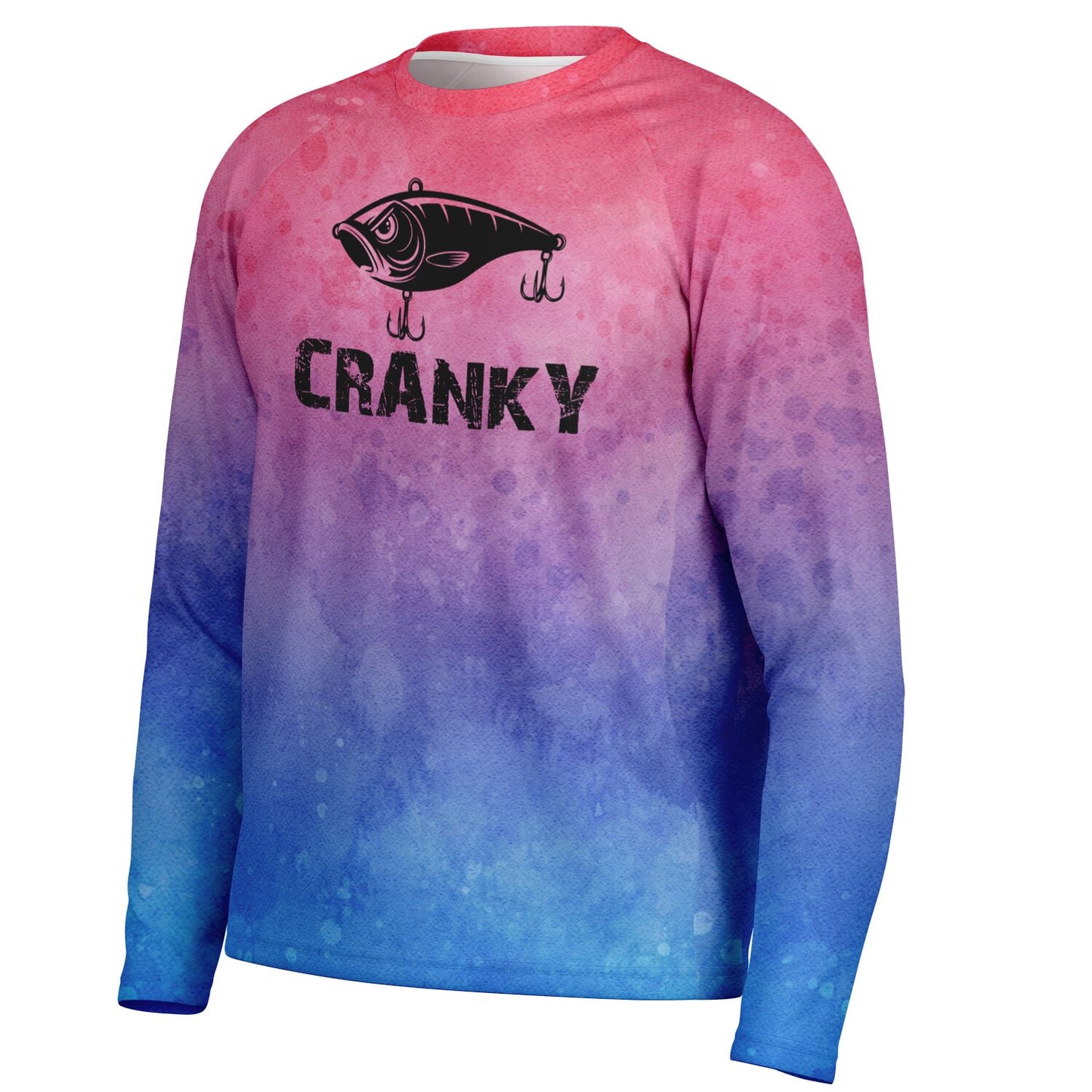 Cranky Crankbait UPF40 Performance Fishing Long Sleeve Tee