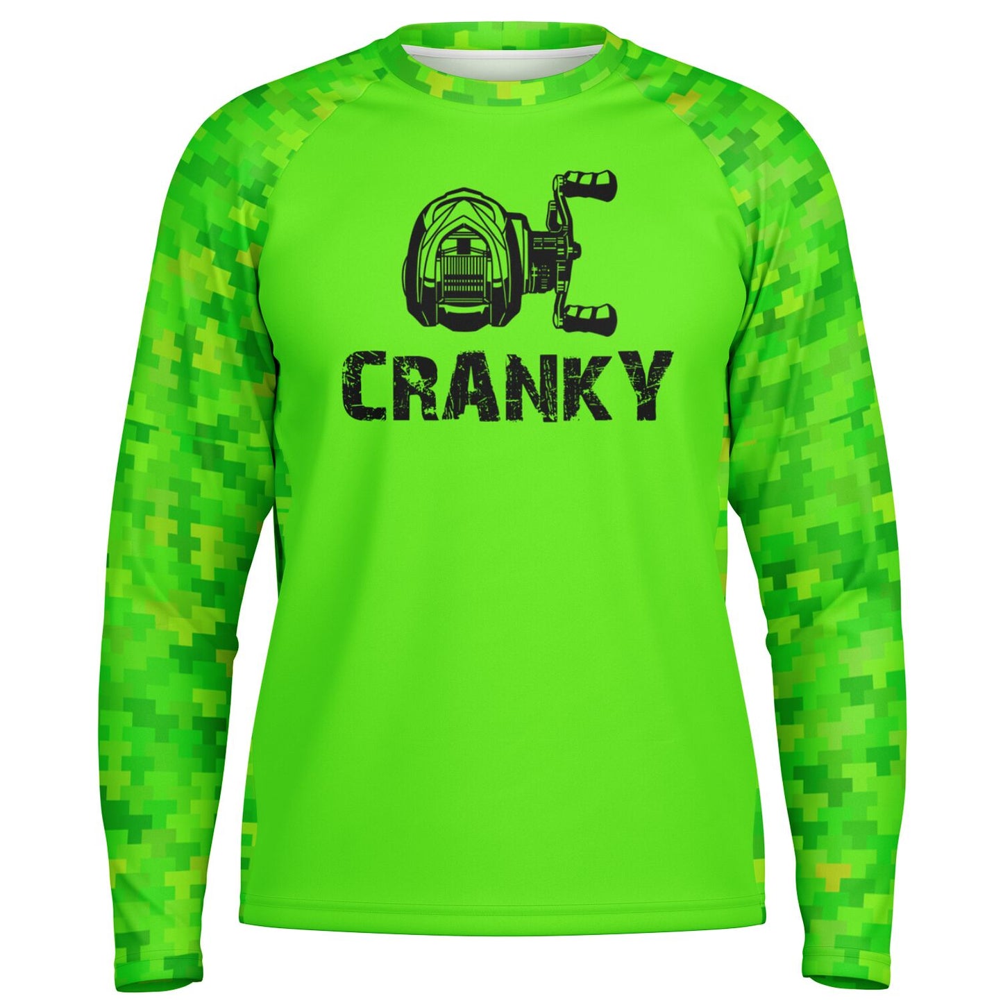 Cranky Baitcaster UPF40 Performance Fishing Long Sleeve T Shirt