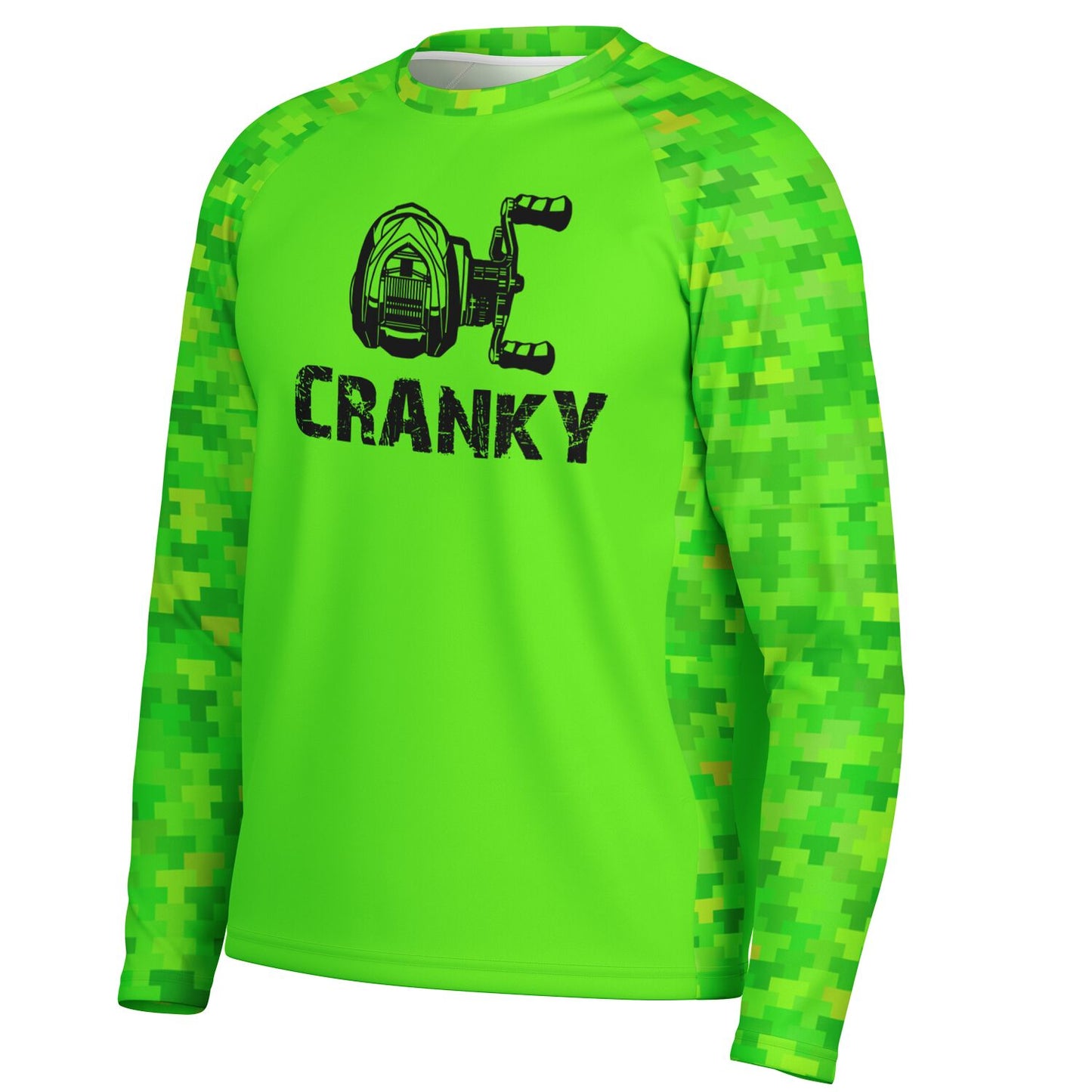 Cranky Baitcaster UPF40 Performance Fishing Long Sleeve T Shirt