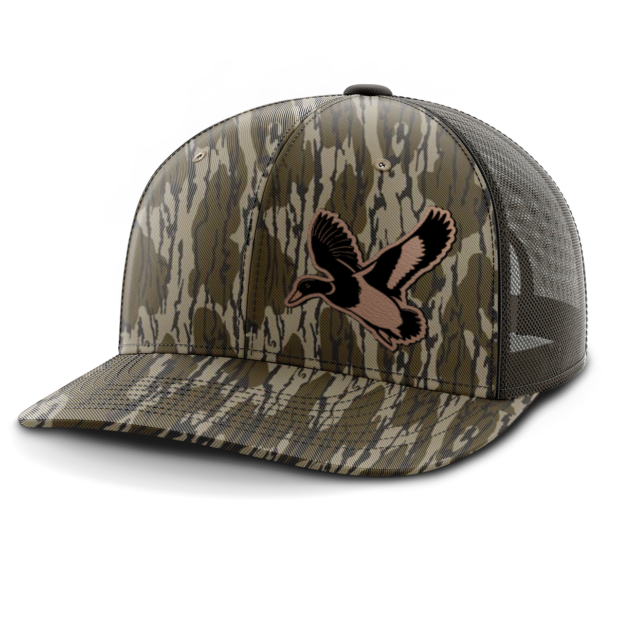 Mallard (left), Duck Hunting, Leather Patch Hat