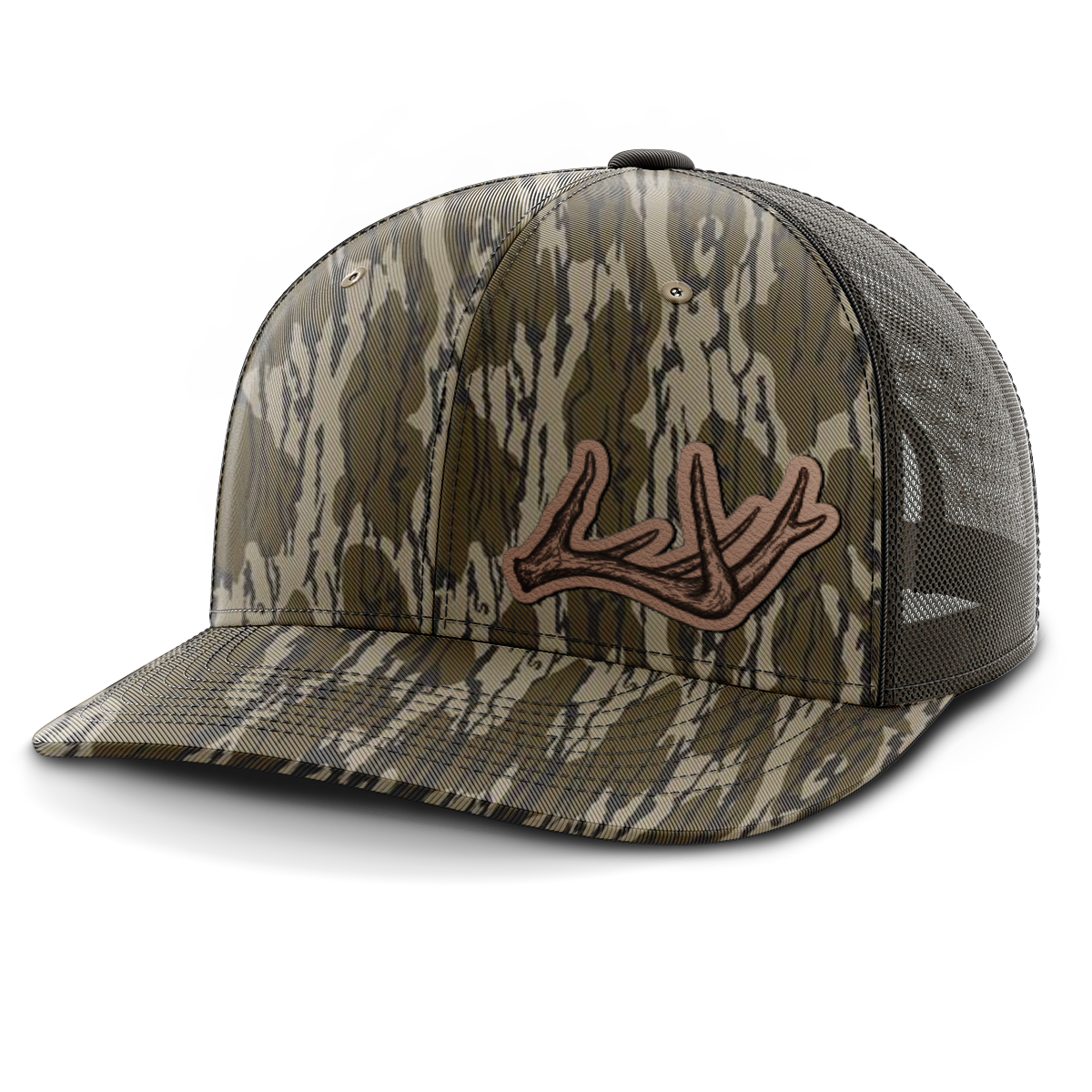Antlers, Deer & Shed Hunting, Leather Patch Hat